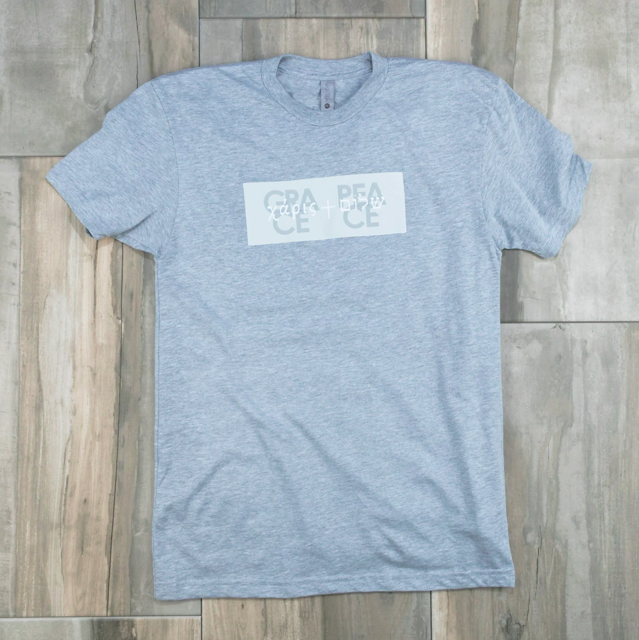 T-Shirt | Grace + Peace | Gray