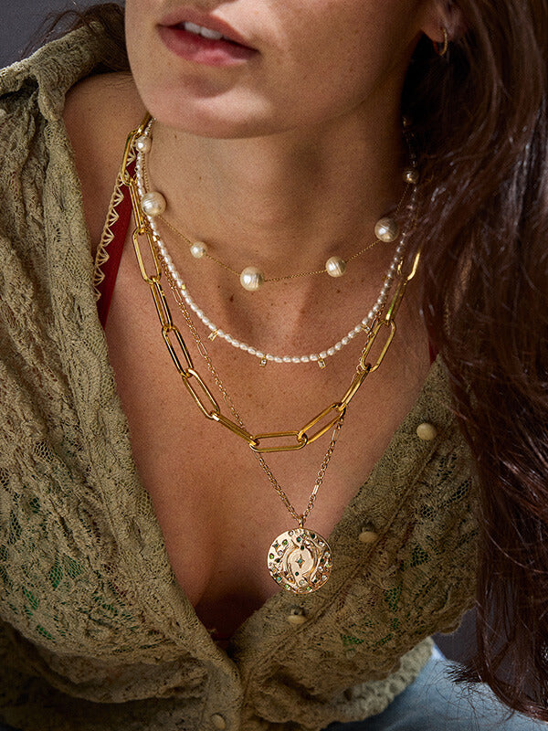 Blair Necklace - Pearl Collar