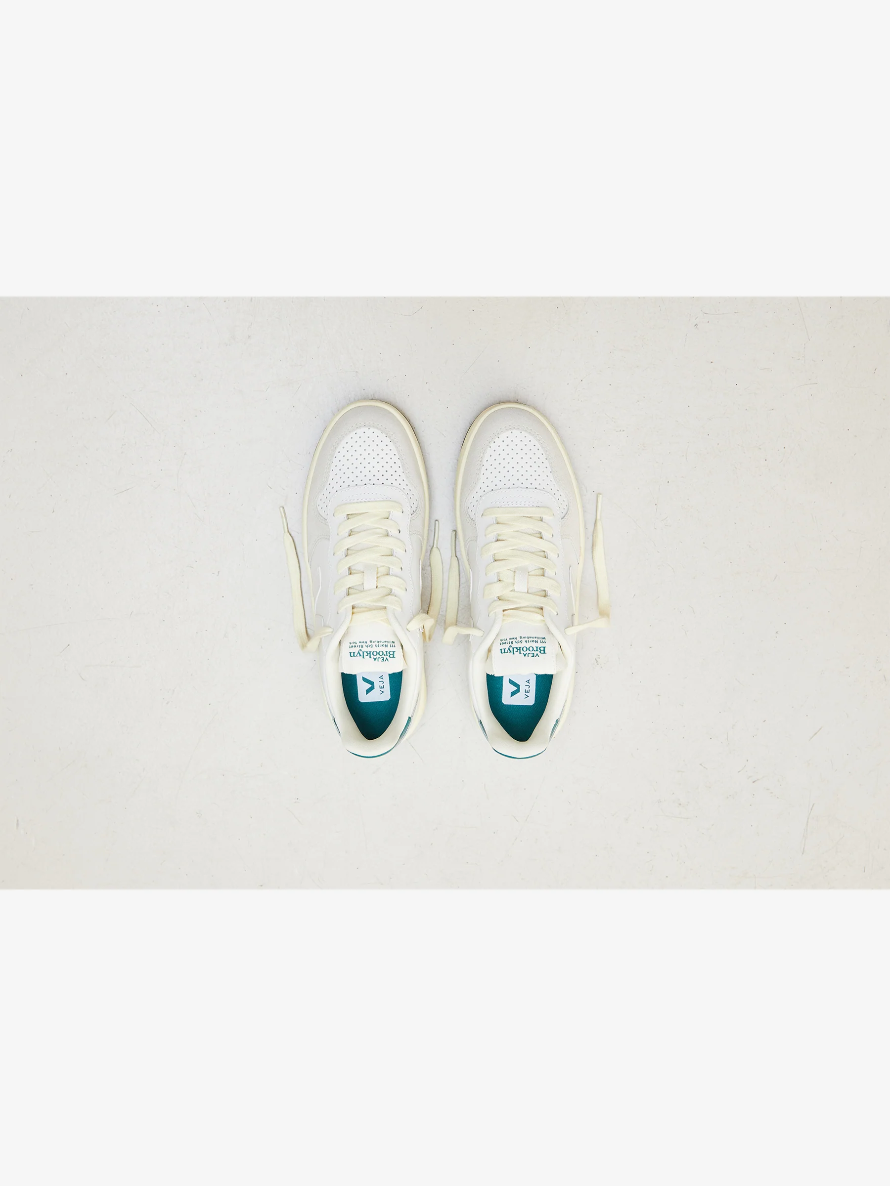 V-10 Prime Leather Veja x Brooklyn White Brittany Sneaker