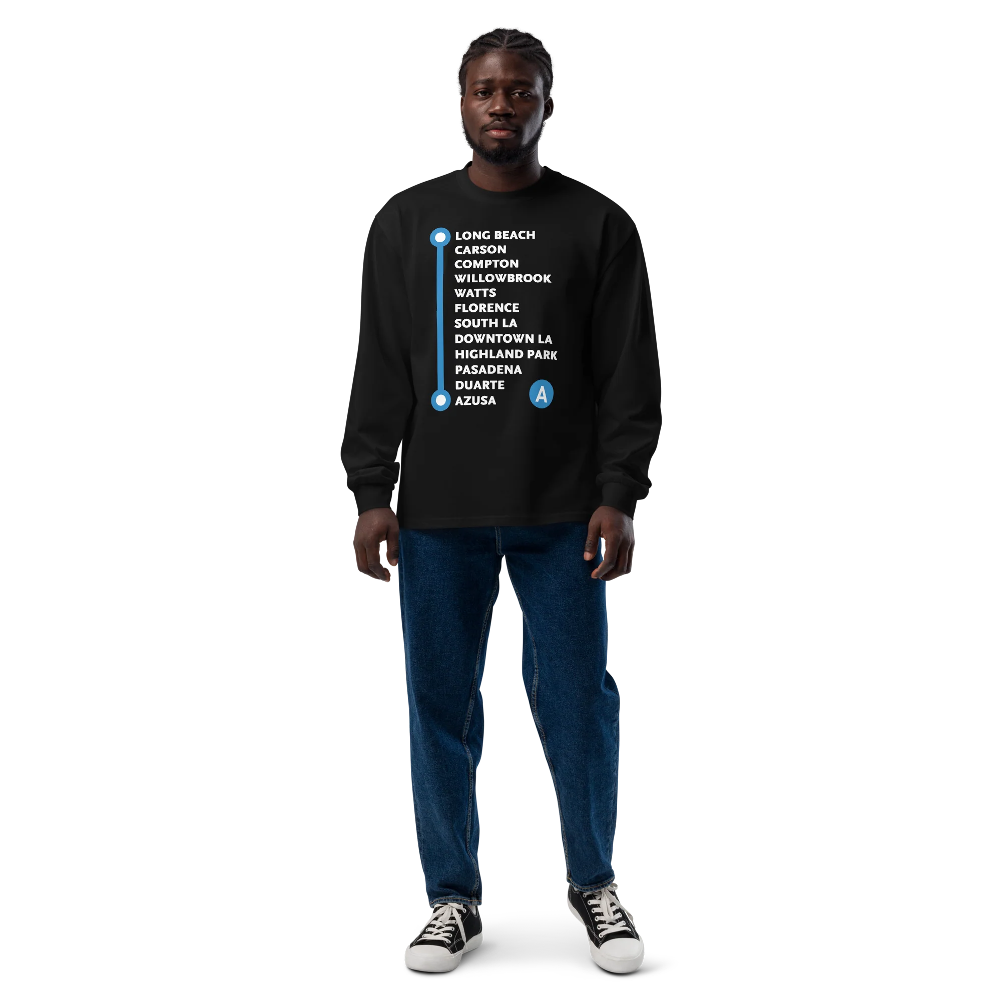 A Line Heavyweight Long Sleeve Shirt