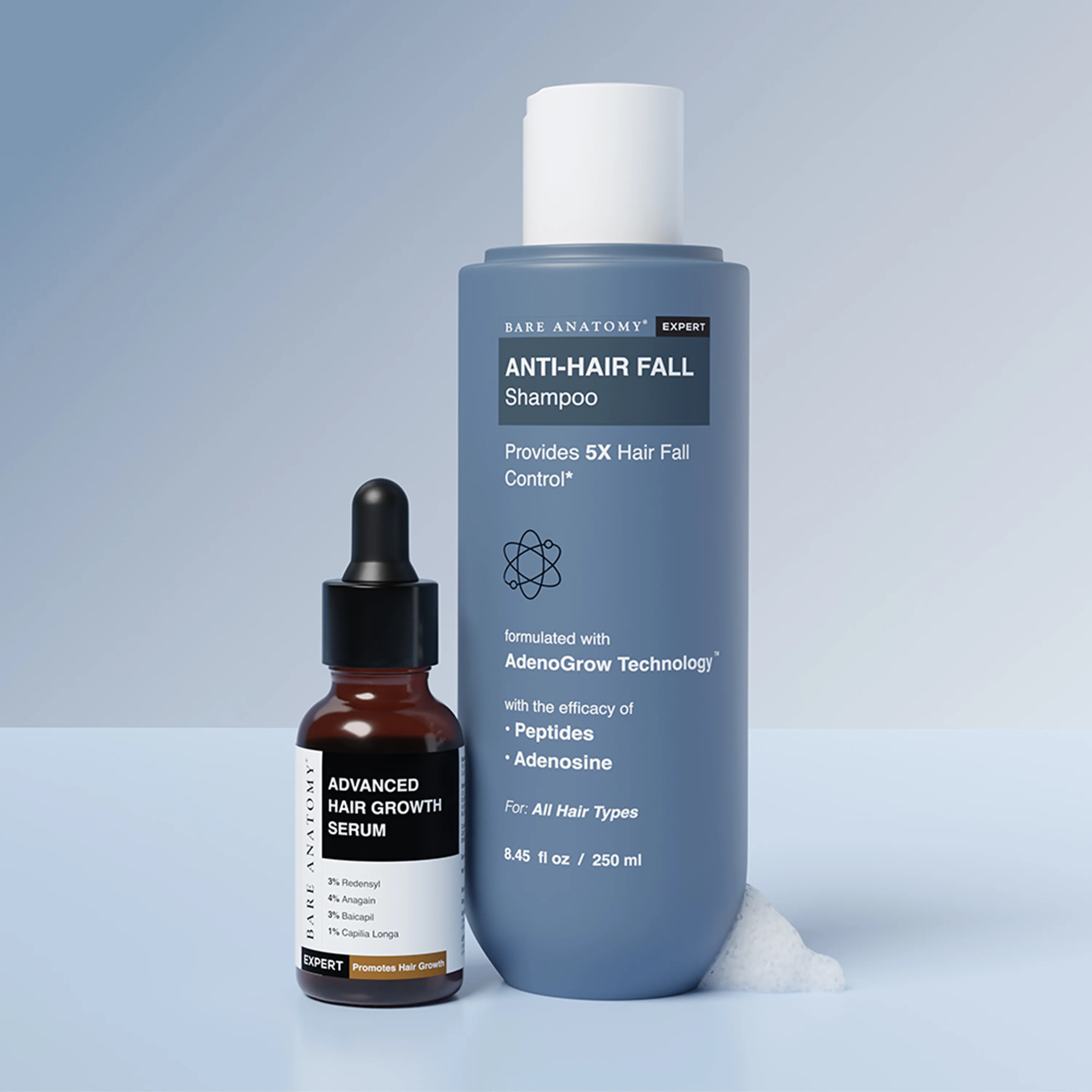 Hair Growth Serum & Anti-Hairfall Shampoo Combo