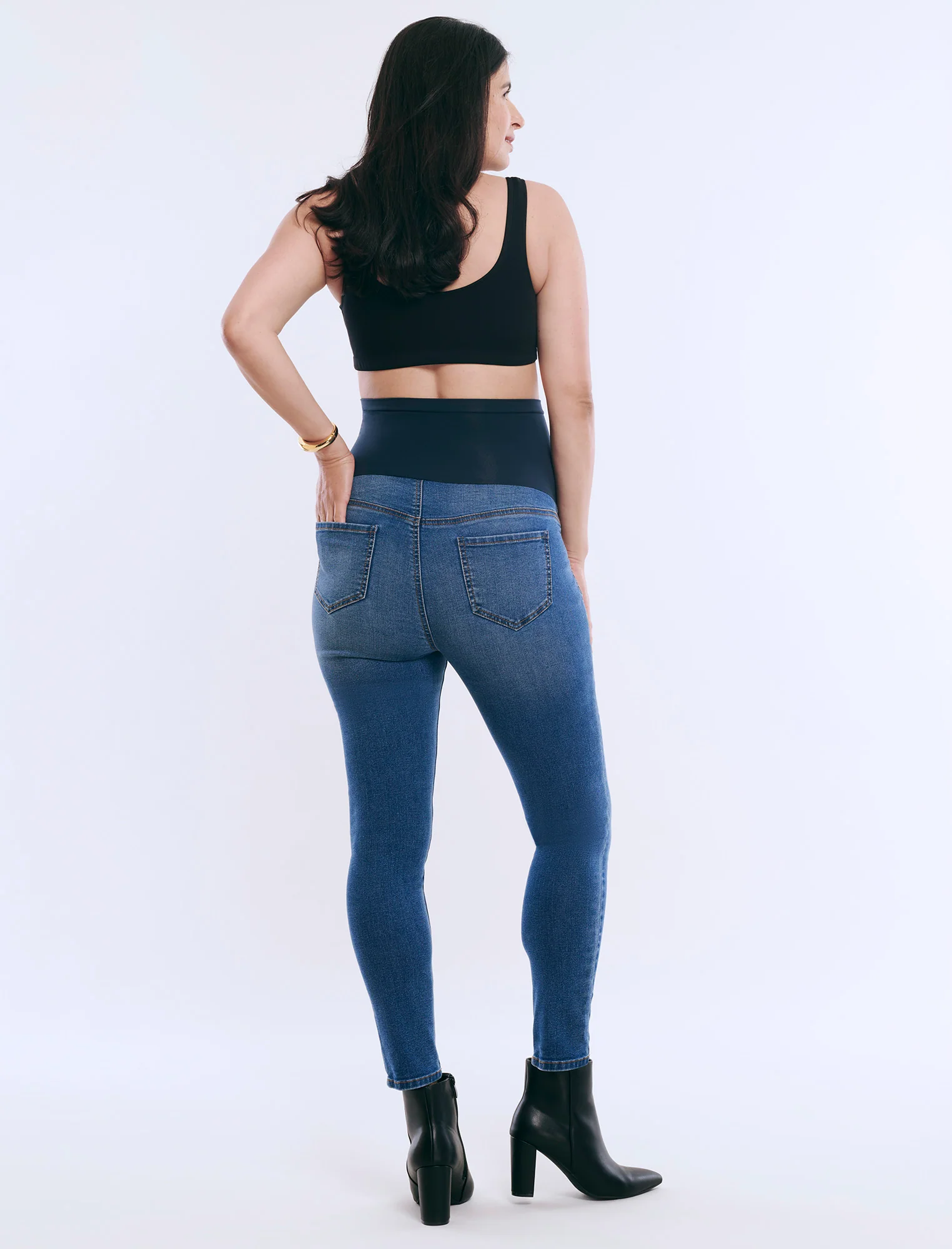 Secret Fit Belly® Ankle Length Skinny Jegging