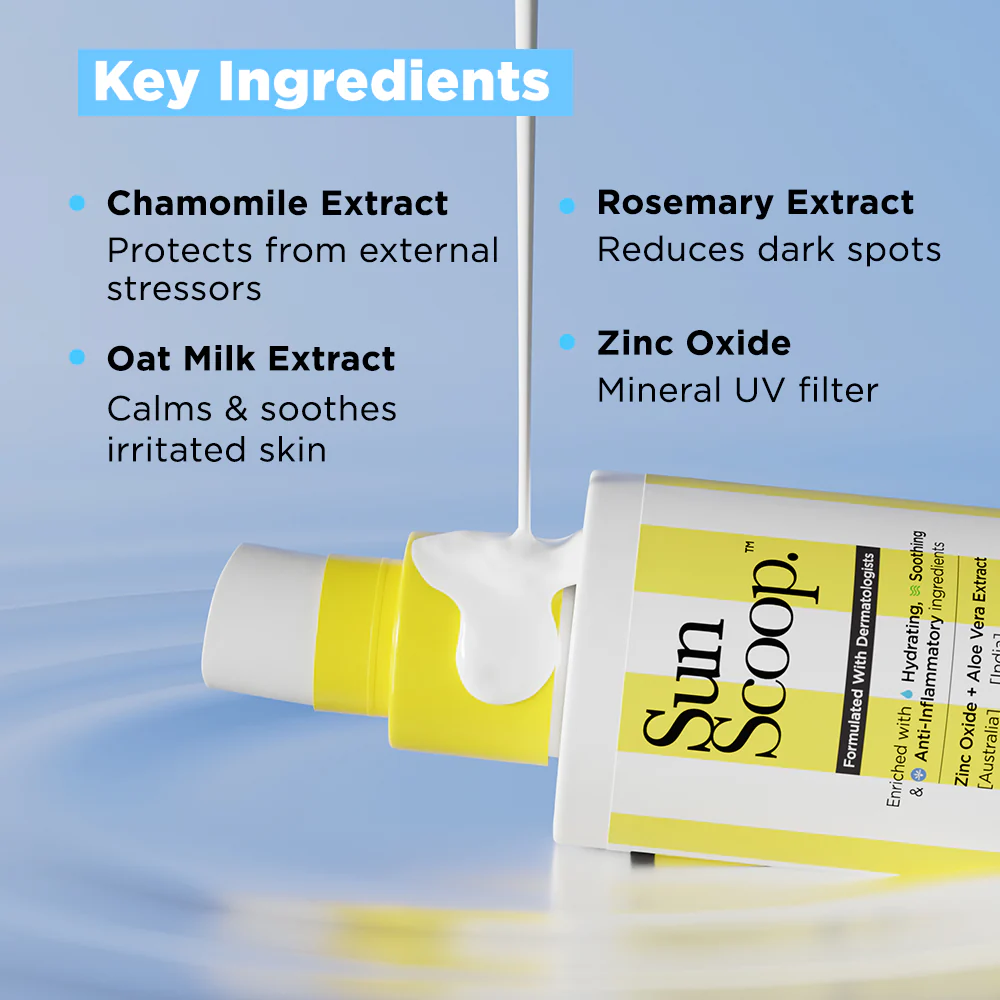 Hydrating Fluid Sunscreen for Face and Body | SPF 60, PA++++ (125ml)