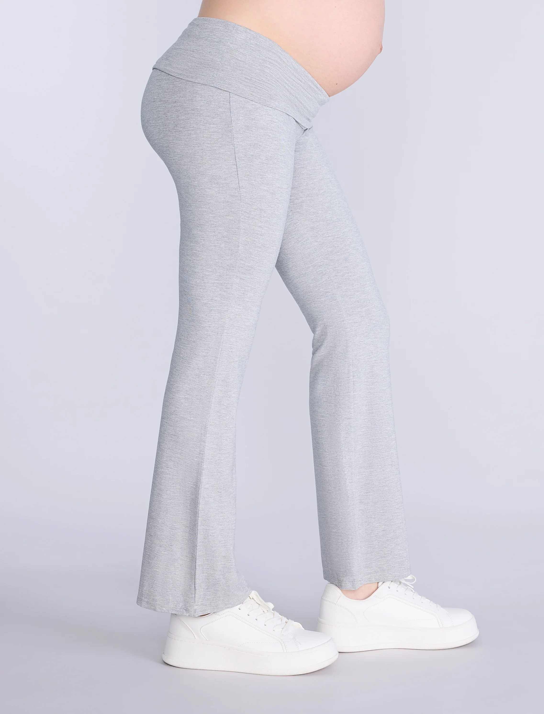 Roll Over Waist Flare Legging
