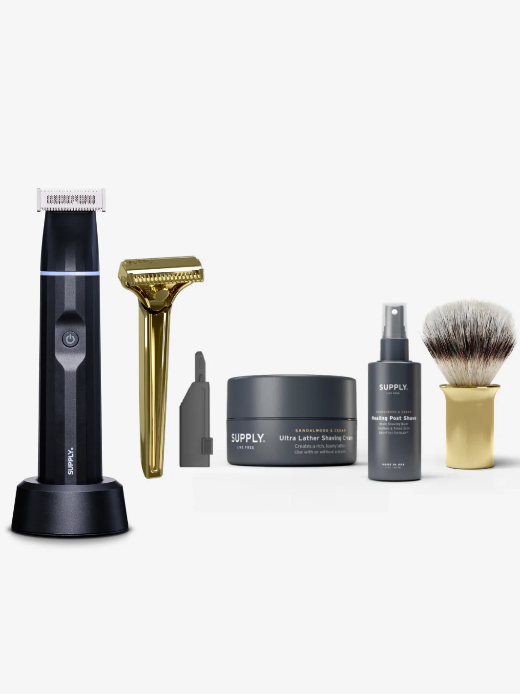The Single Edge SE Shave and Trim Set