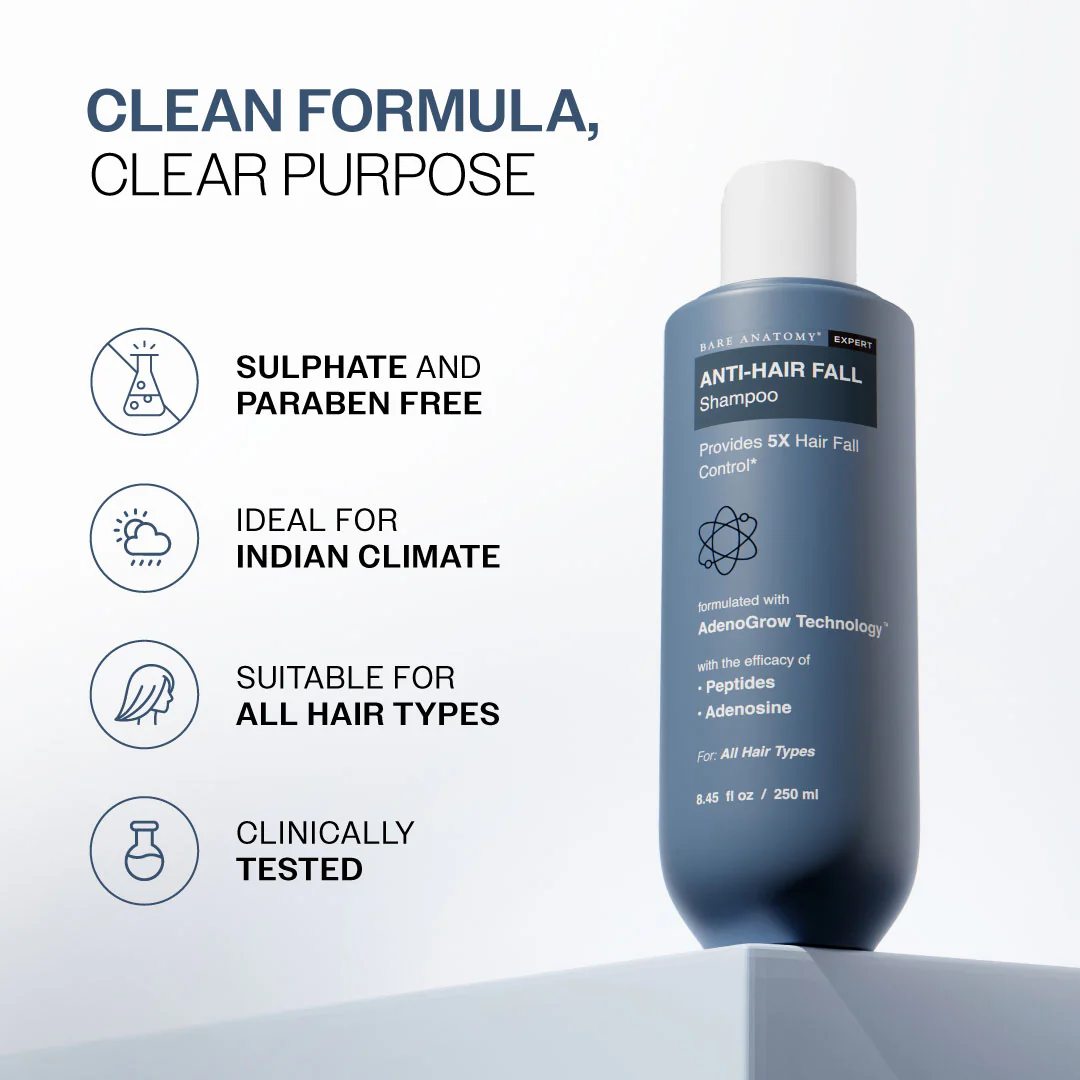 Hair Fall Control Shampoo with Peptides