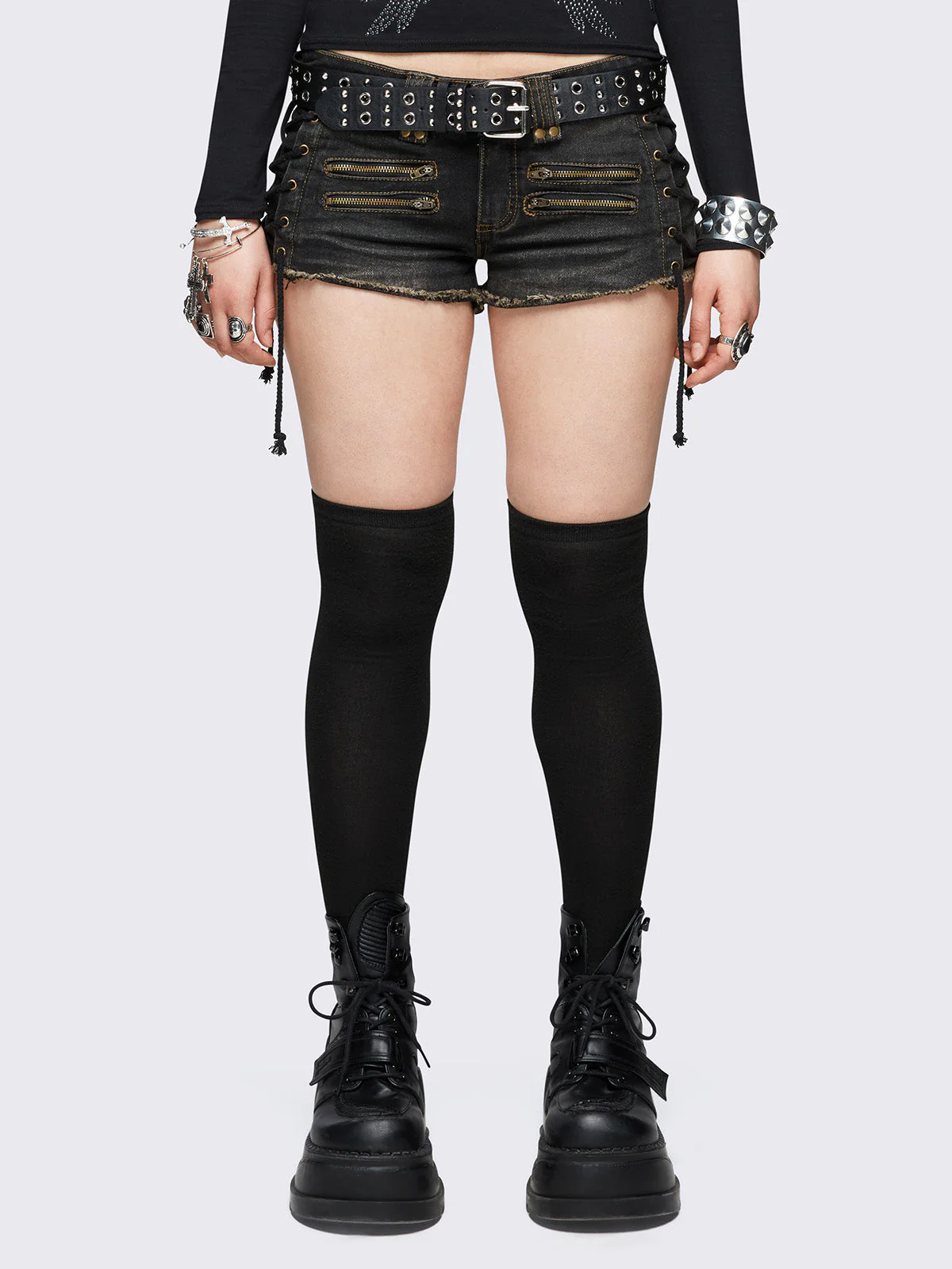 Savage Denim Hot Pants