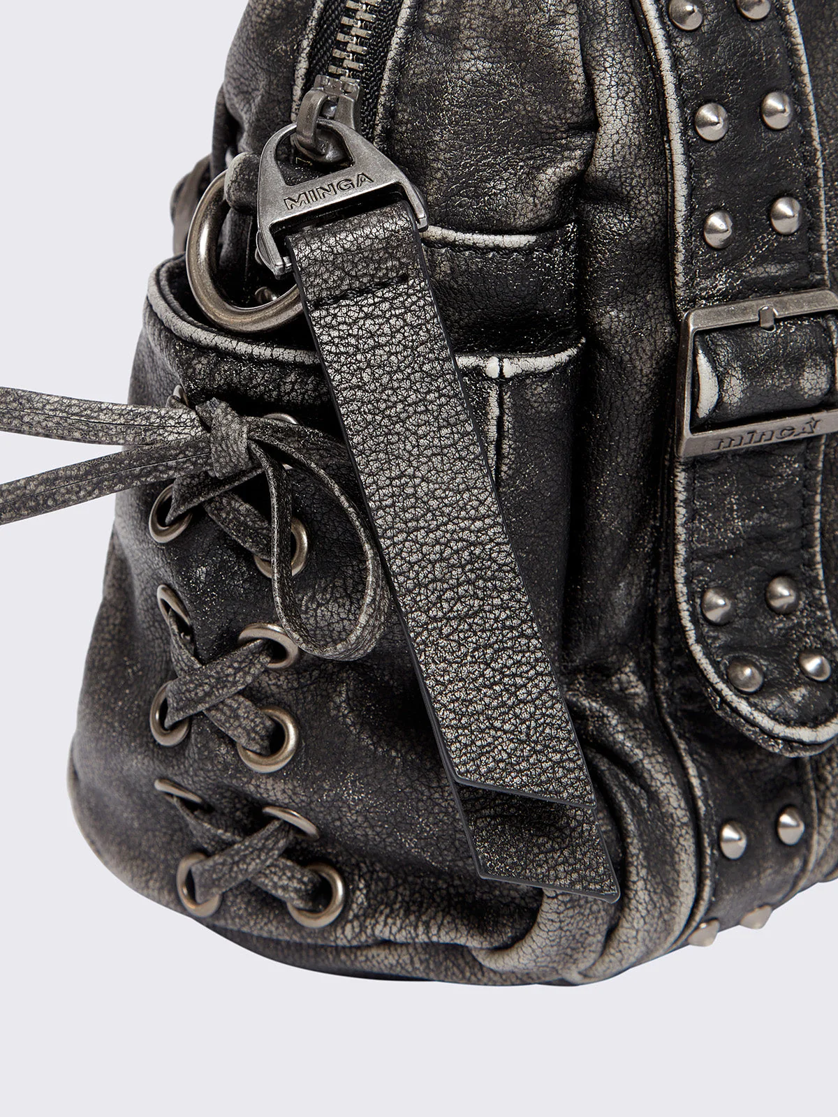 Buckled Up Vegan Shoulder Bag