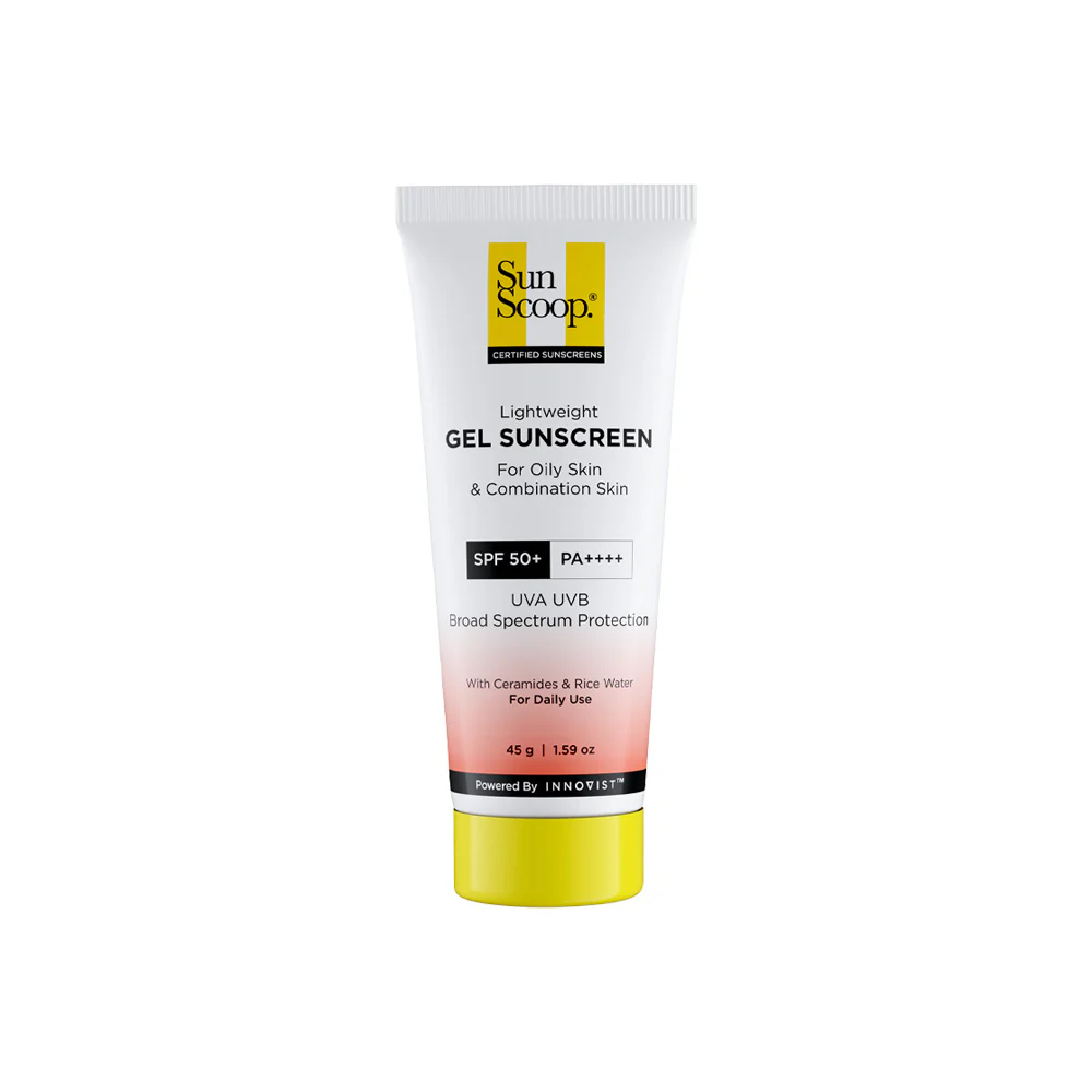 Ceramides & Rice Water Gel Sunscreen for Oily Skin, SPF 50+ PA++++ (45g)