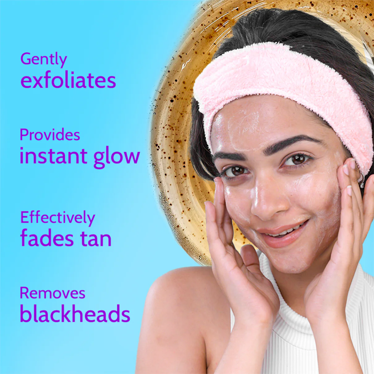 Gentle Exfoliating Face Scrub for Clear & Glowing Skin-100ml