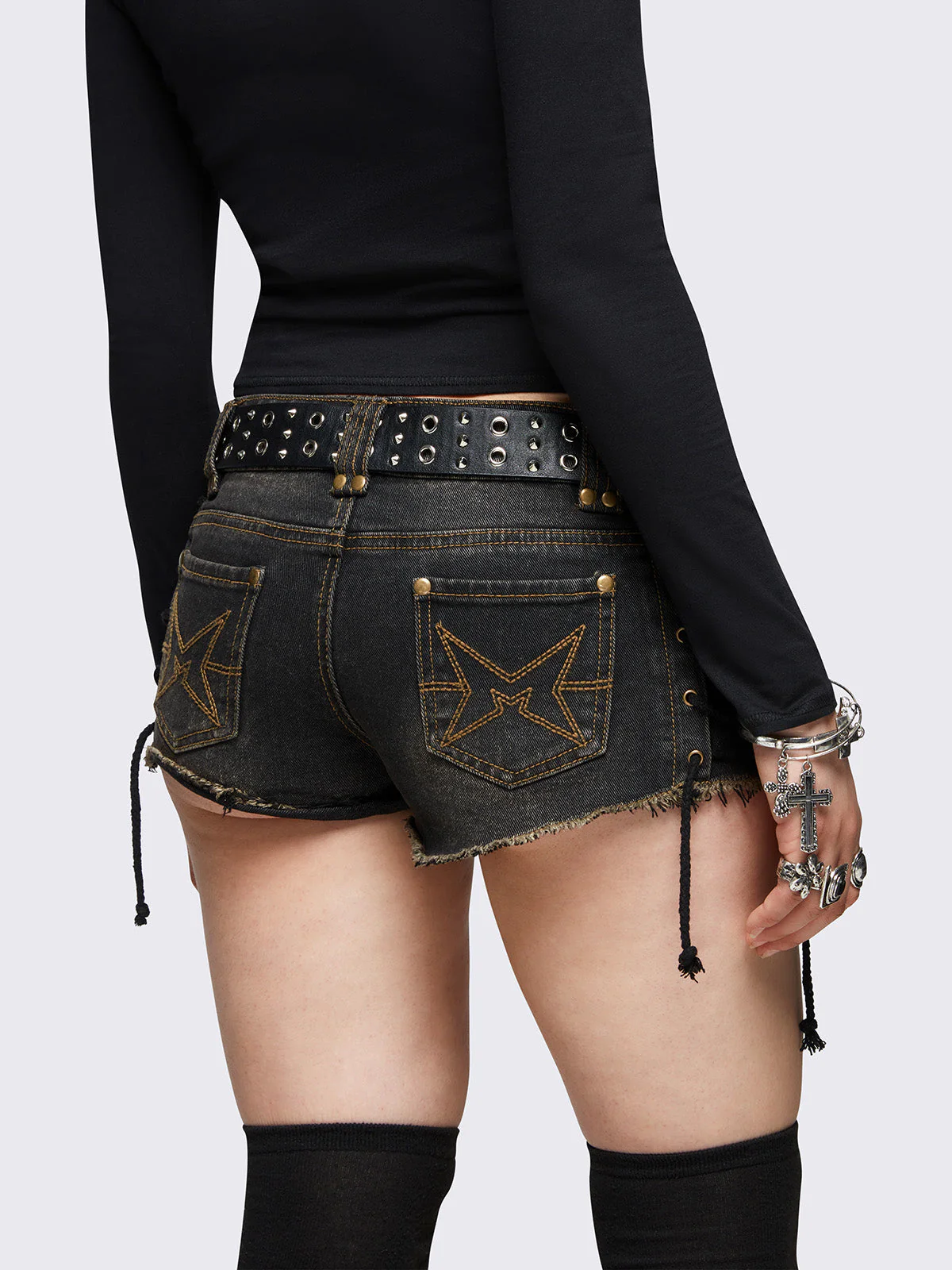 Savage Denim Hot Pants