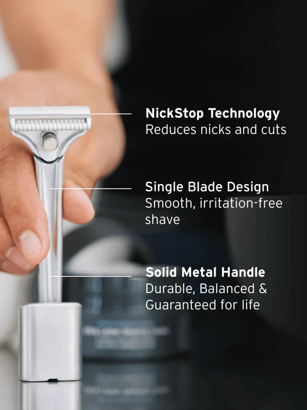 The Single Edge SE Shave and Trim Set