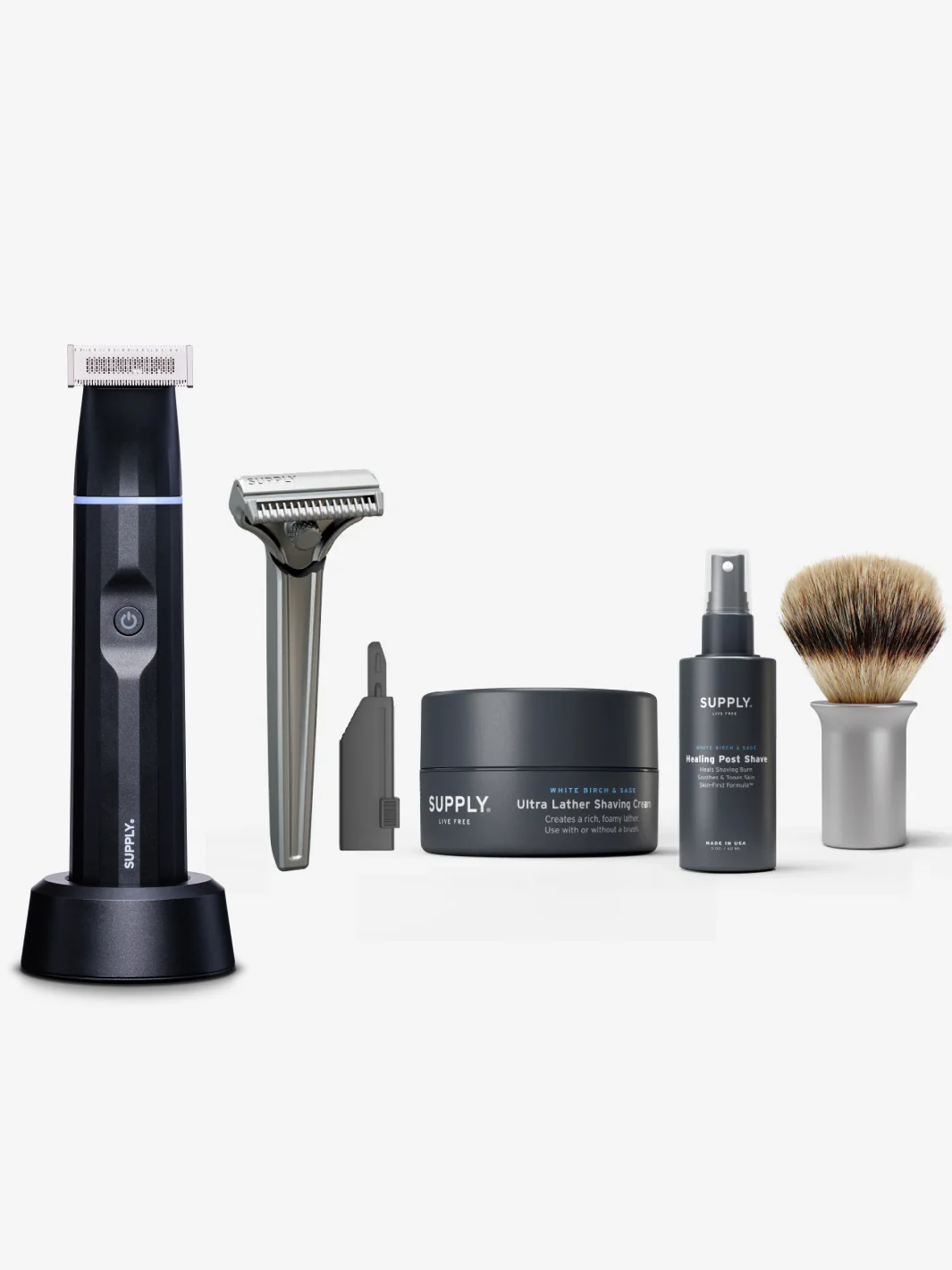 The Single Edge SE Shave and Trim Set