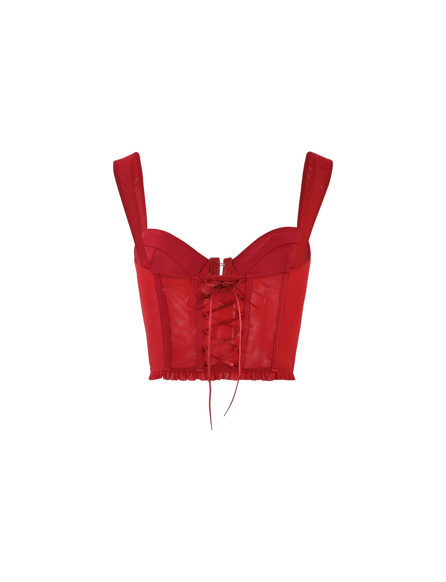 GINNY TOP - RED : CHERRY RED
