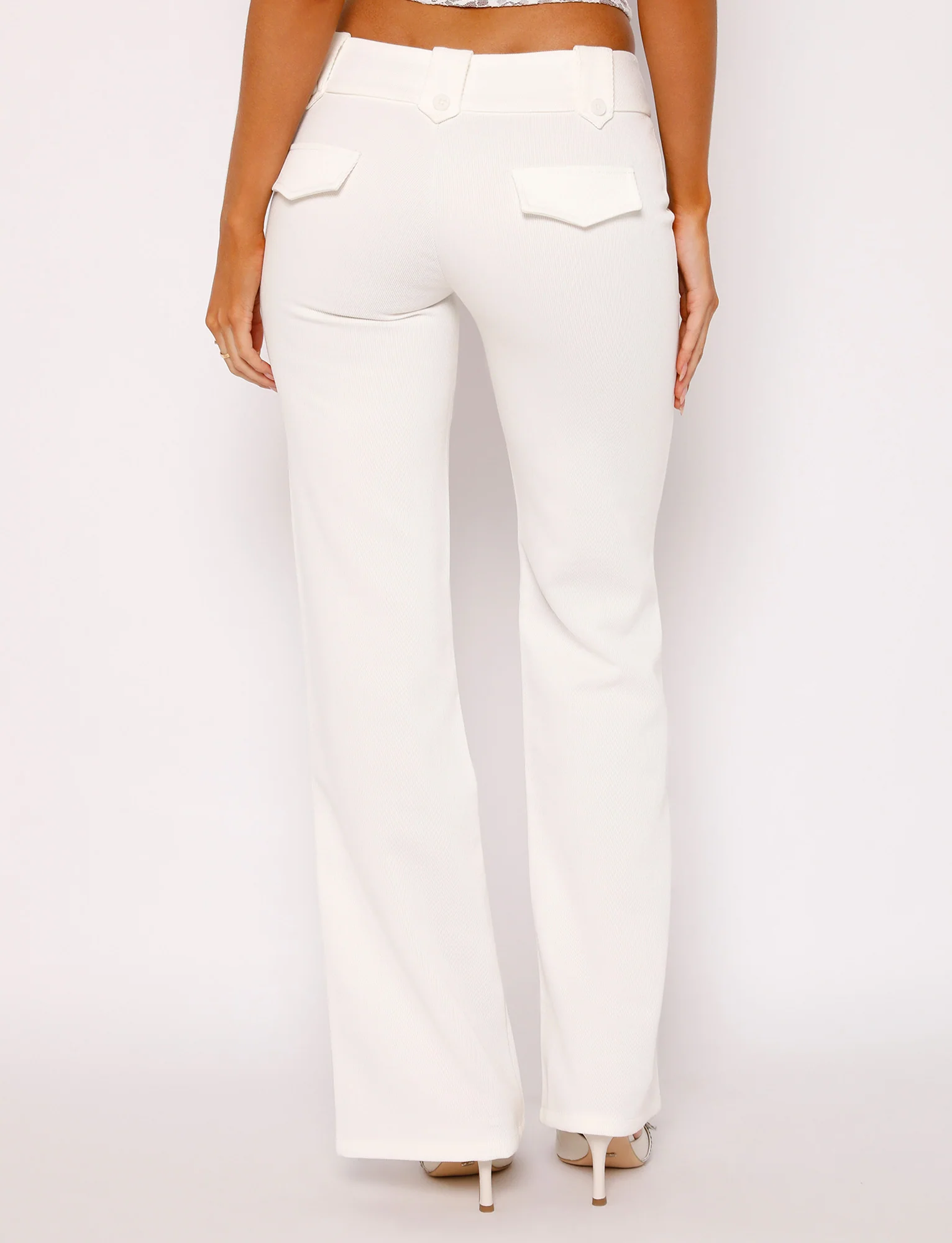 KITTIE TWILL PANT - WHITE