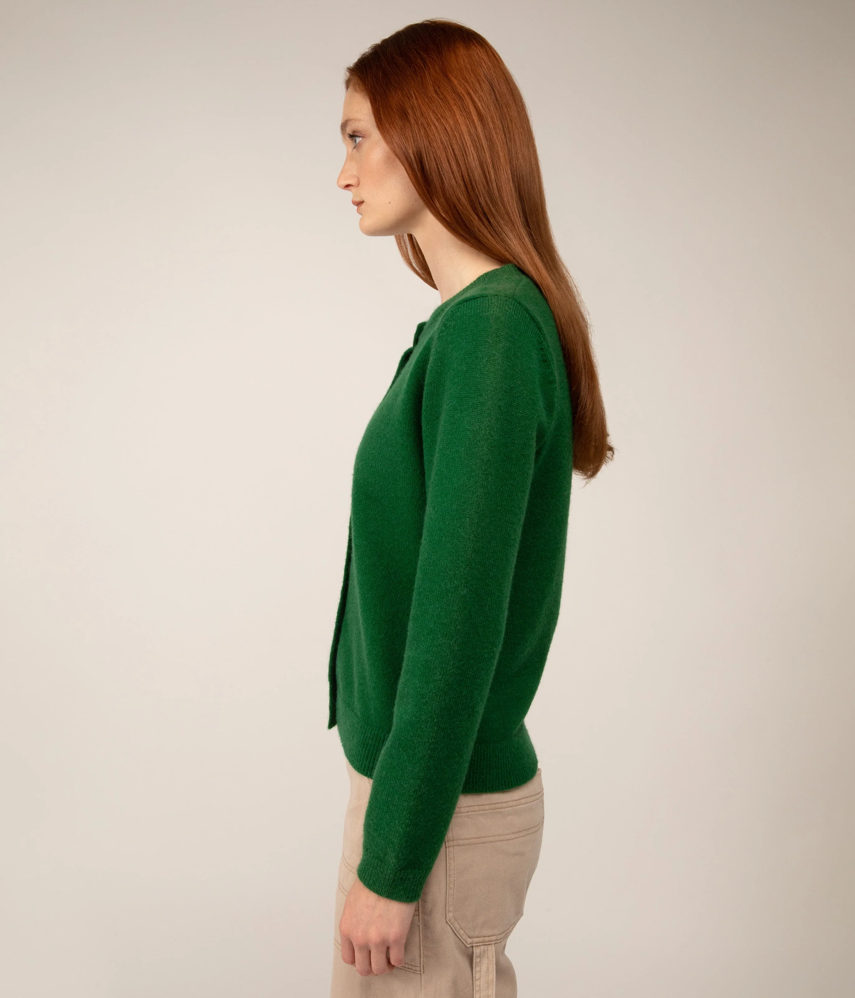 JIL Button-Front Cardigan