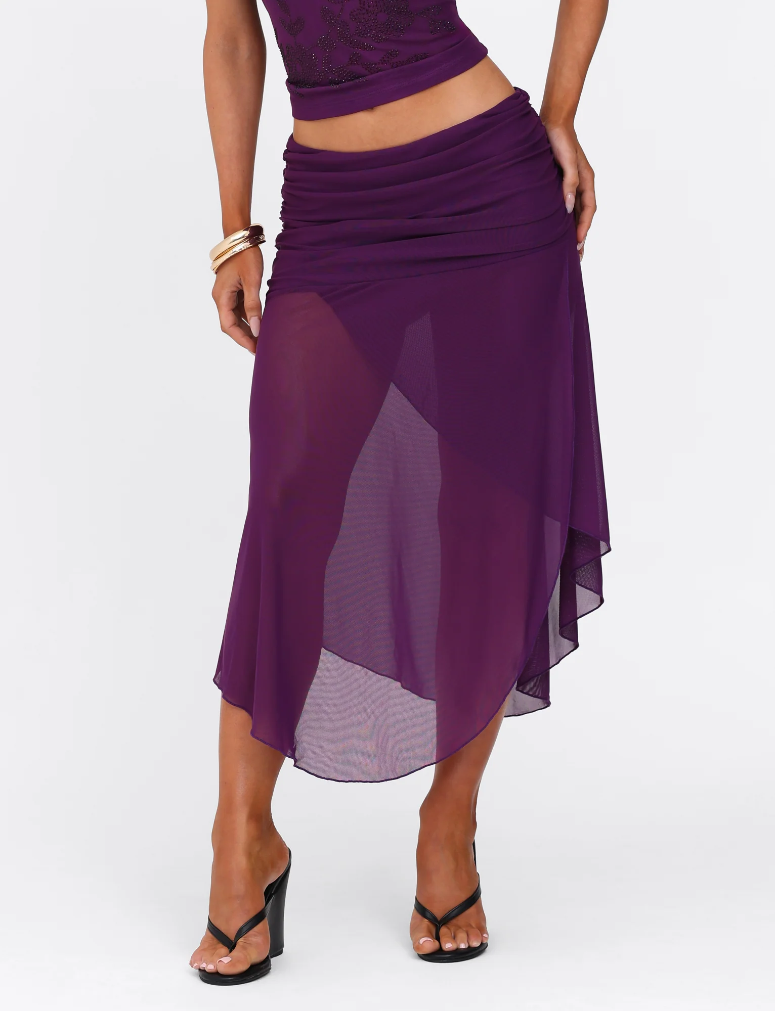 MARIANA SKIRT - PURPLE
