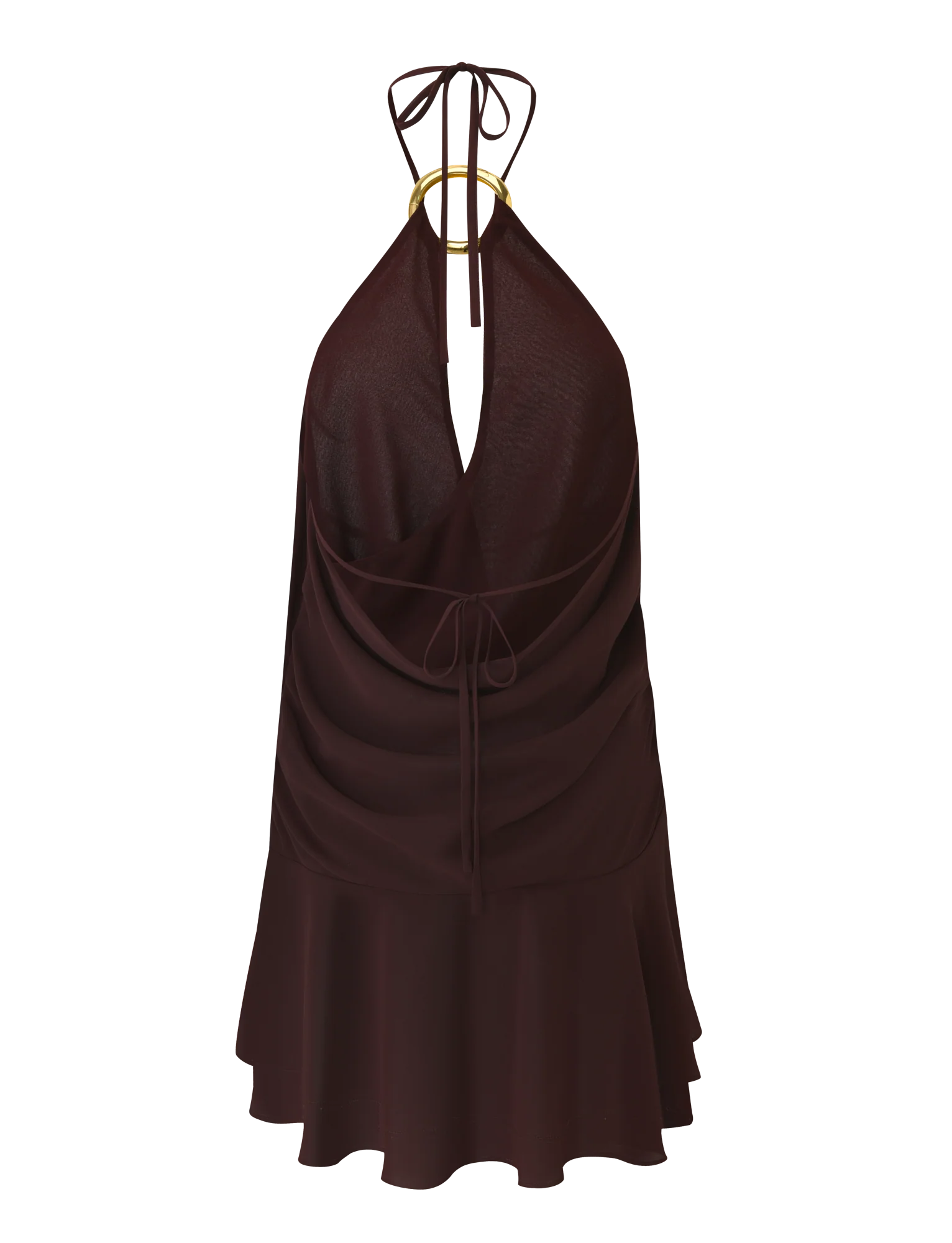 INDIGO MINI DRESS 2.0 - CHOCOLATE