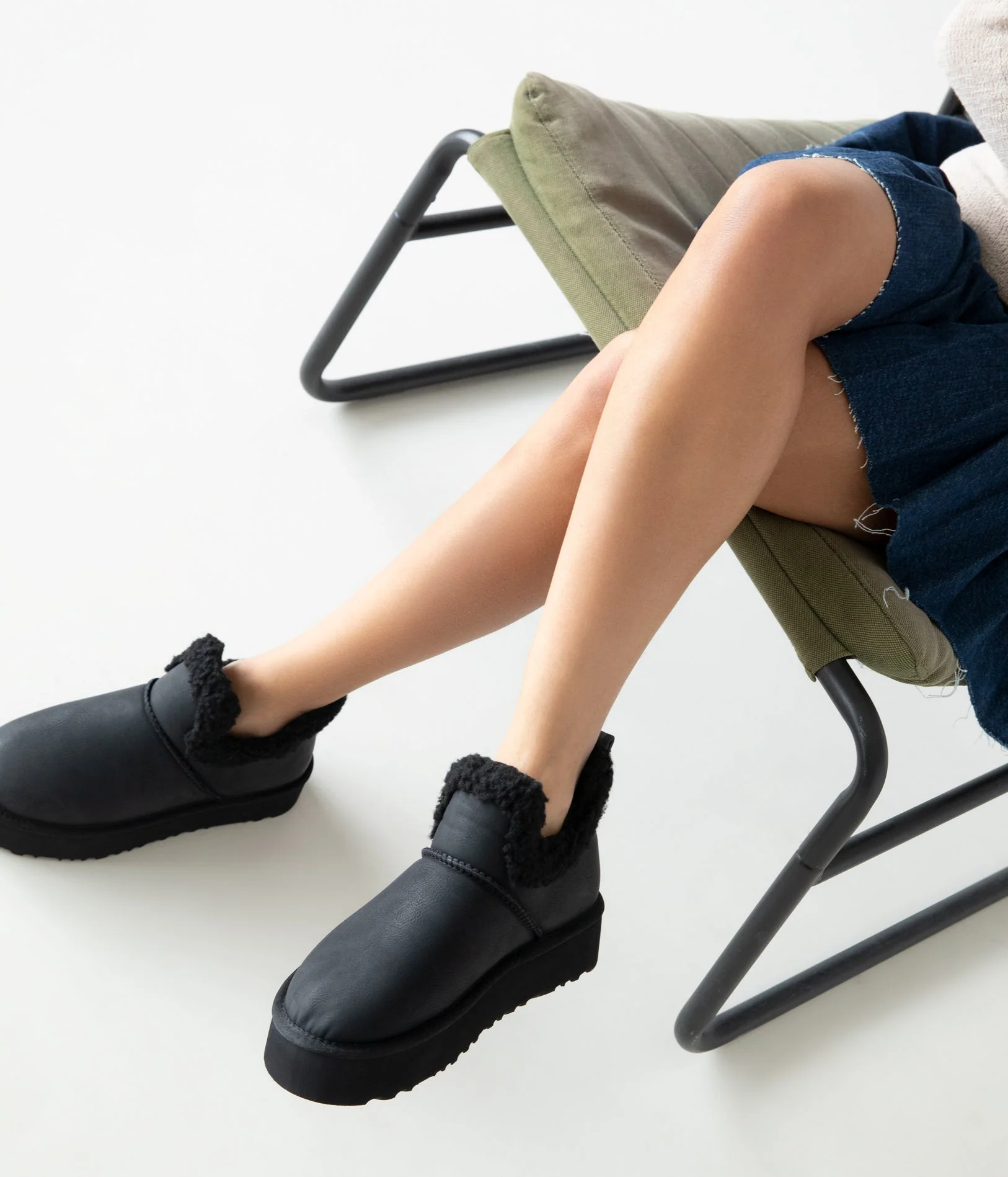 MINJEE Women's Vegan Ankle Boots