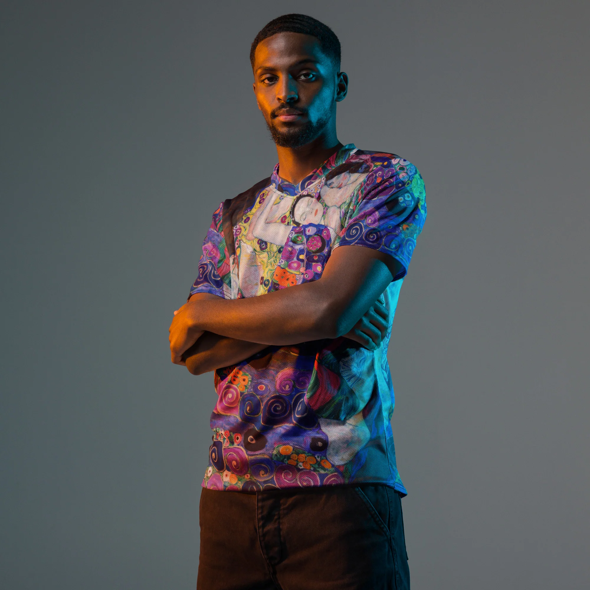 Klimt The Maiden unisex sports jersey