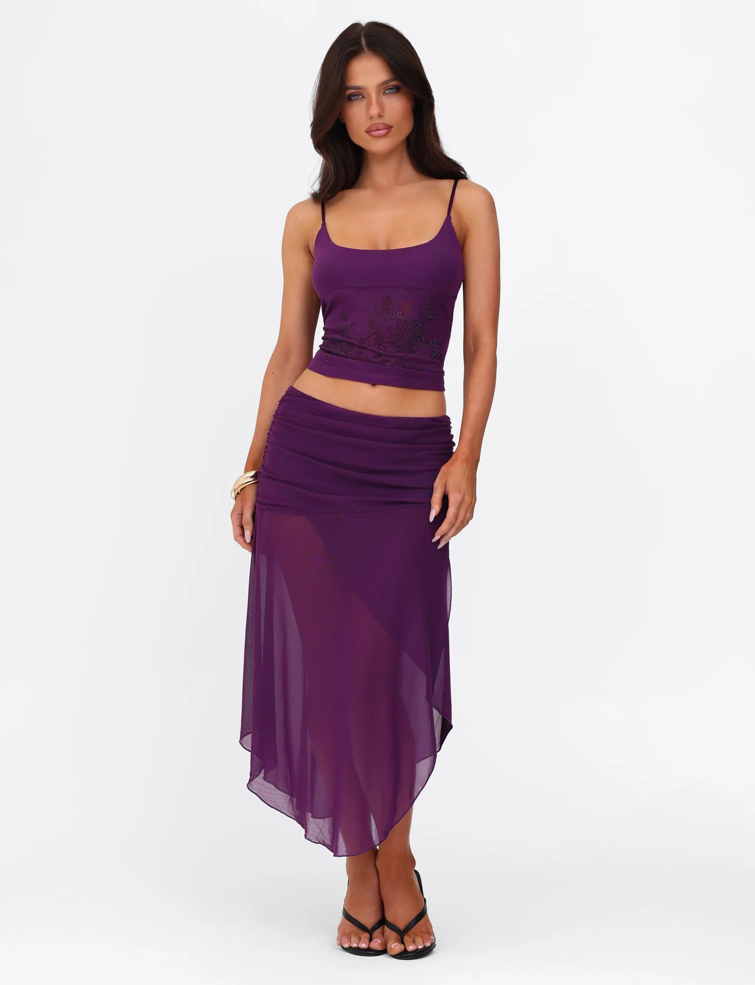 MARIANA SKIRT - PURPLE
