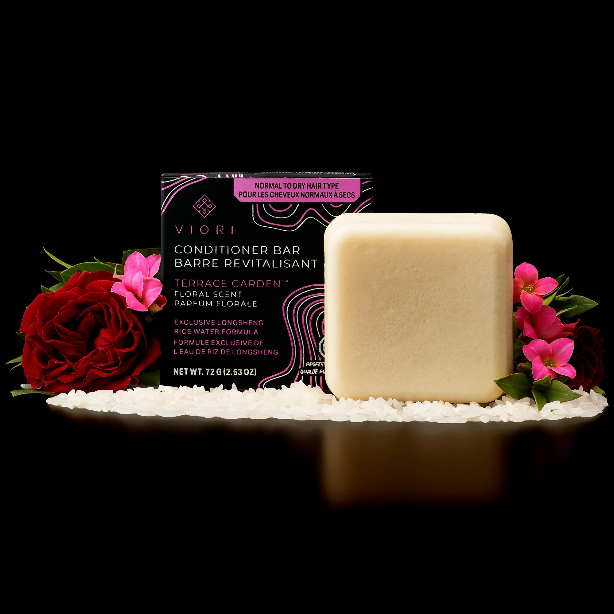 Terrace Garden™ Conditioner Bar for Dry Hair & Scalp | Floral Scent