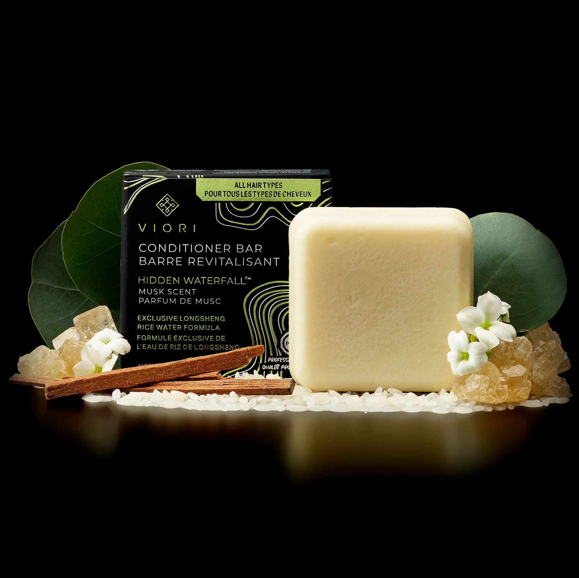 Hidden Waterfall™ Conditioner Bar for Growth | Sweet-Musk Scent