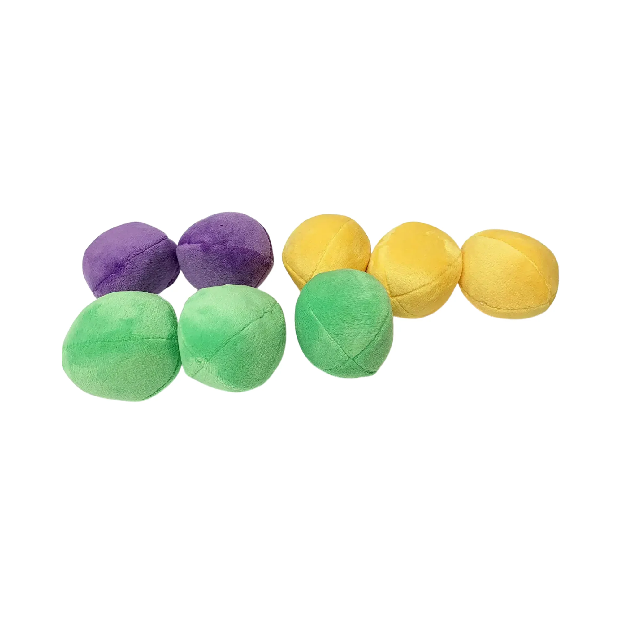 Midlee Squeaky and Crinkley Plush Dog Balls (Refill for Midlee Hide a Ball)