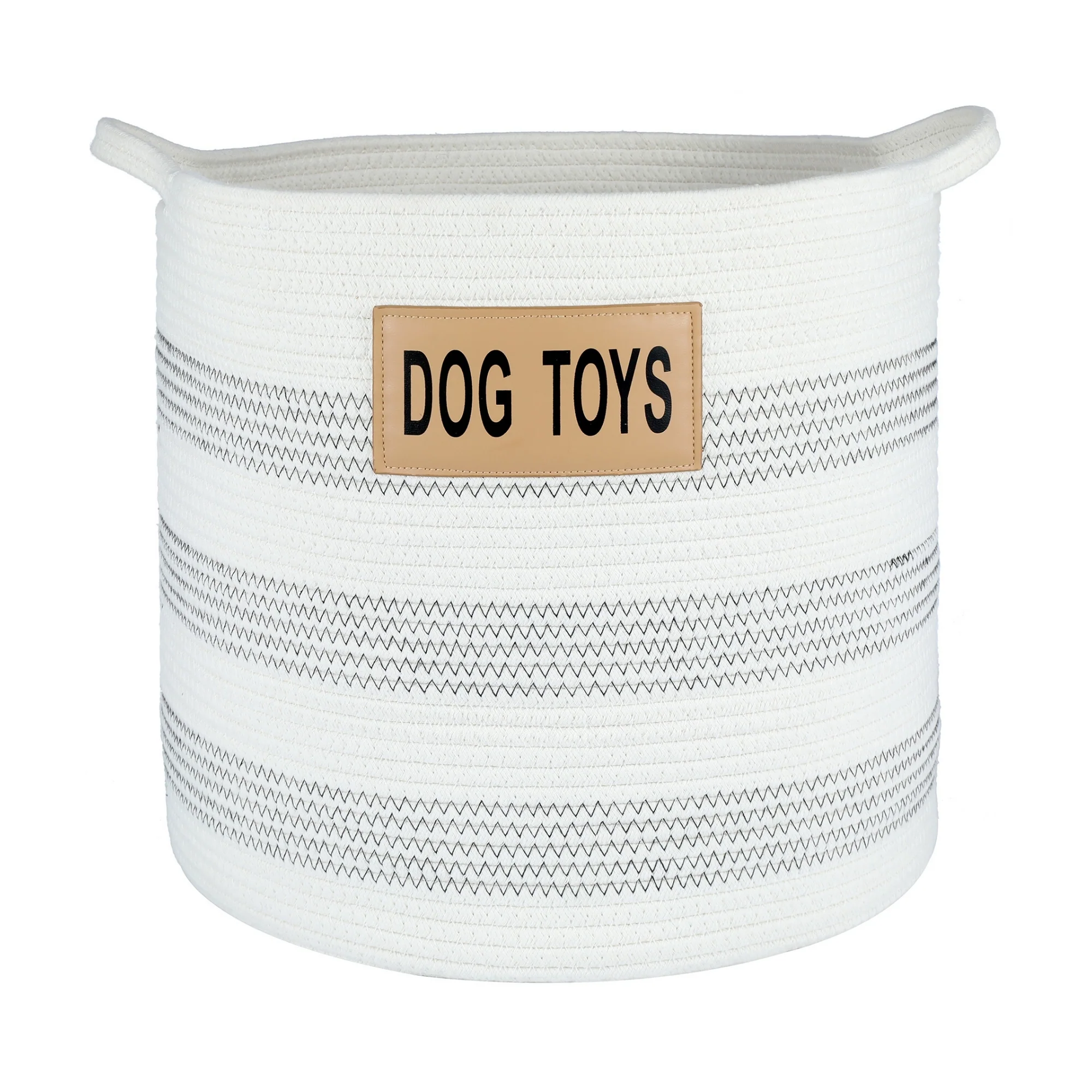 Midlee Dog Toy Rope Cotton Basket