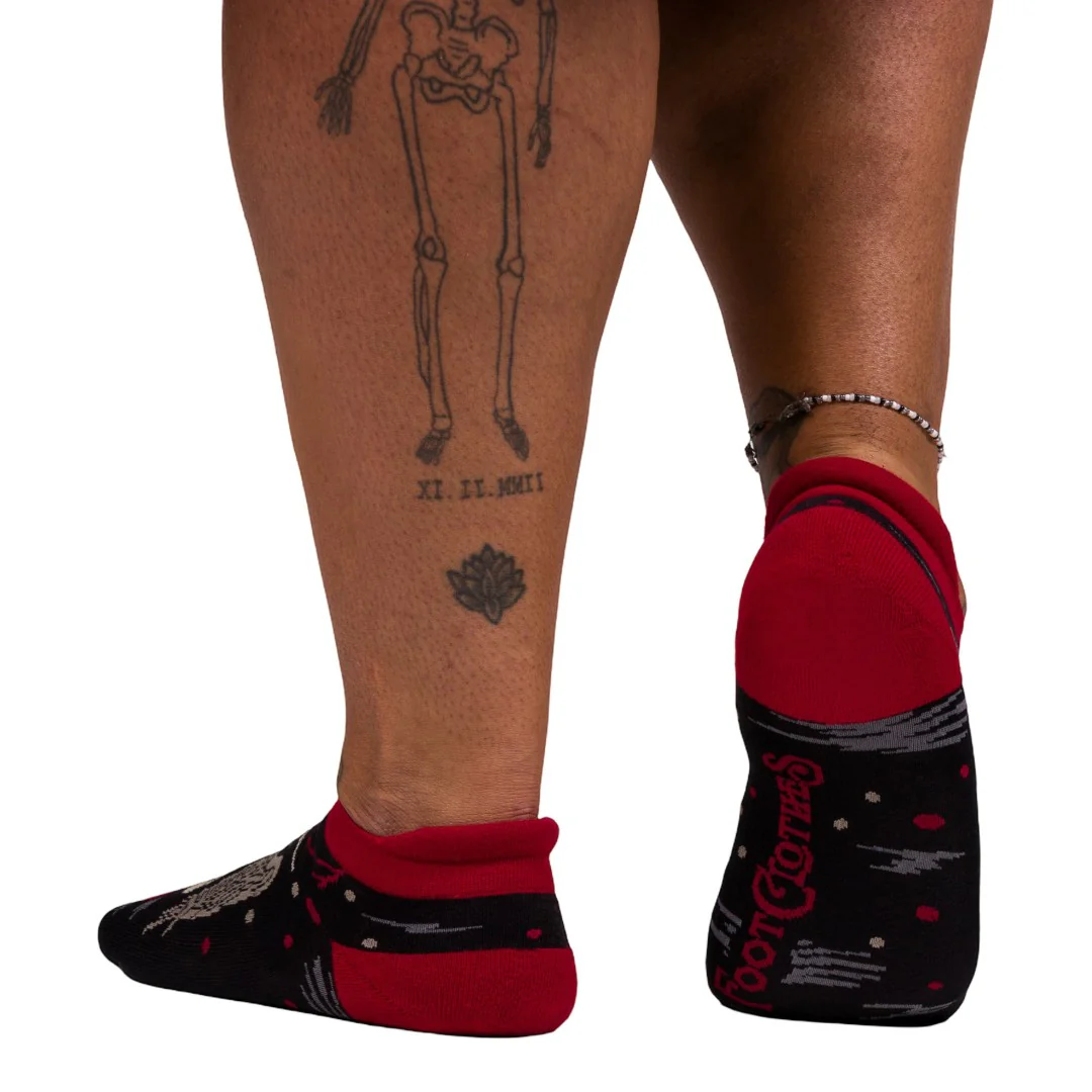 Evil Baphomet Ankle Socks