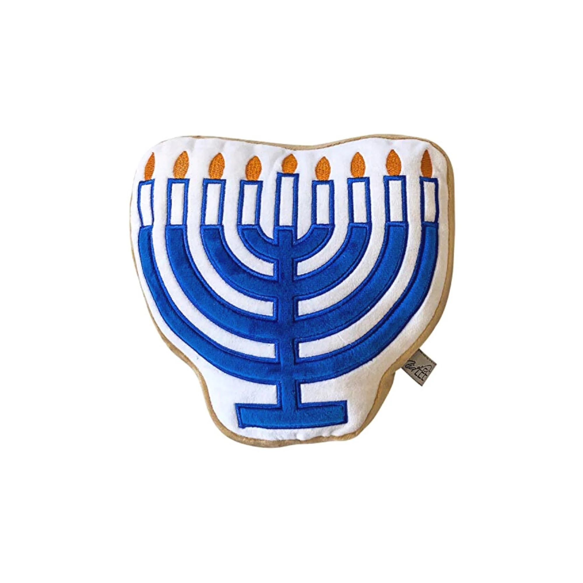 Midlee Menorah Sugar Cookie Dog Toy