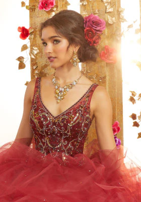 Rhinestone + Crystal Ballgown