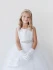 Satin + Tulle Dress with Choice of Sash Type and Color