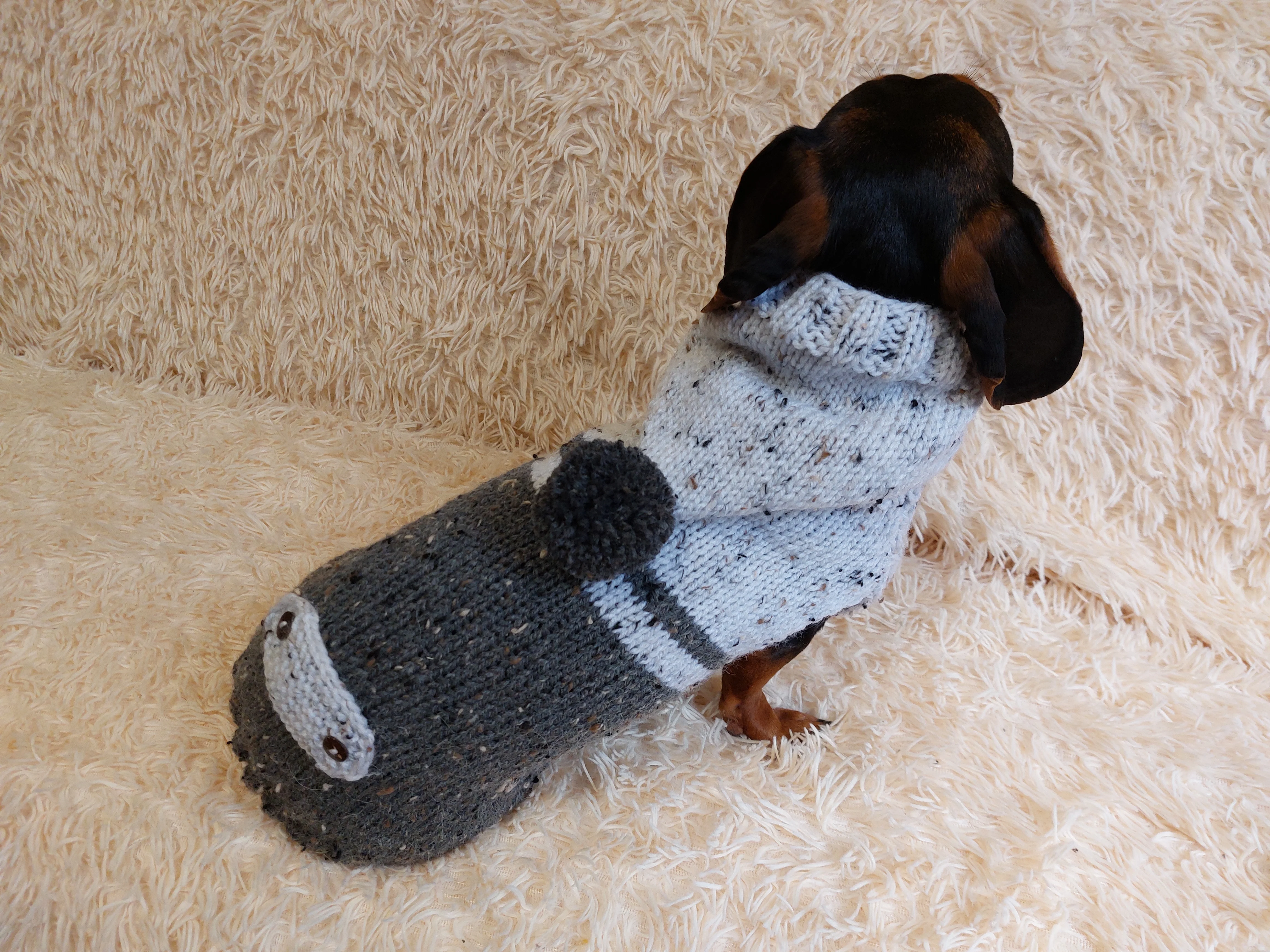 Pet Clothes Warm Alpaca Coat Knitted Vest Sweater Coat Dog Hoodie Clothing Hoody for Photo Props or Dog Gift
