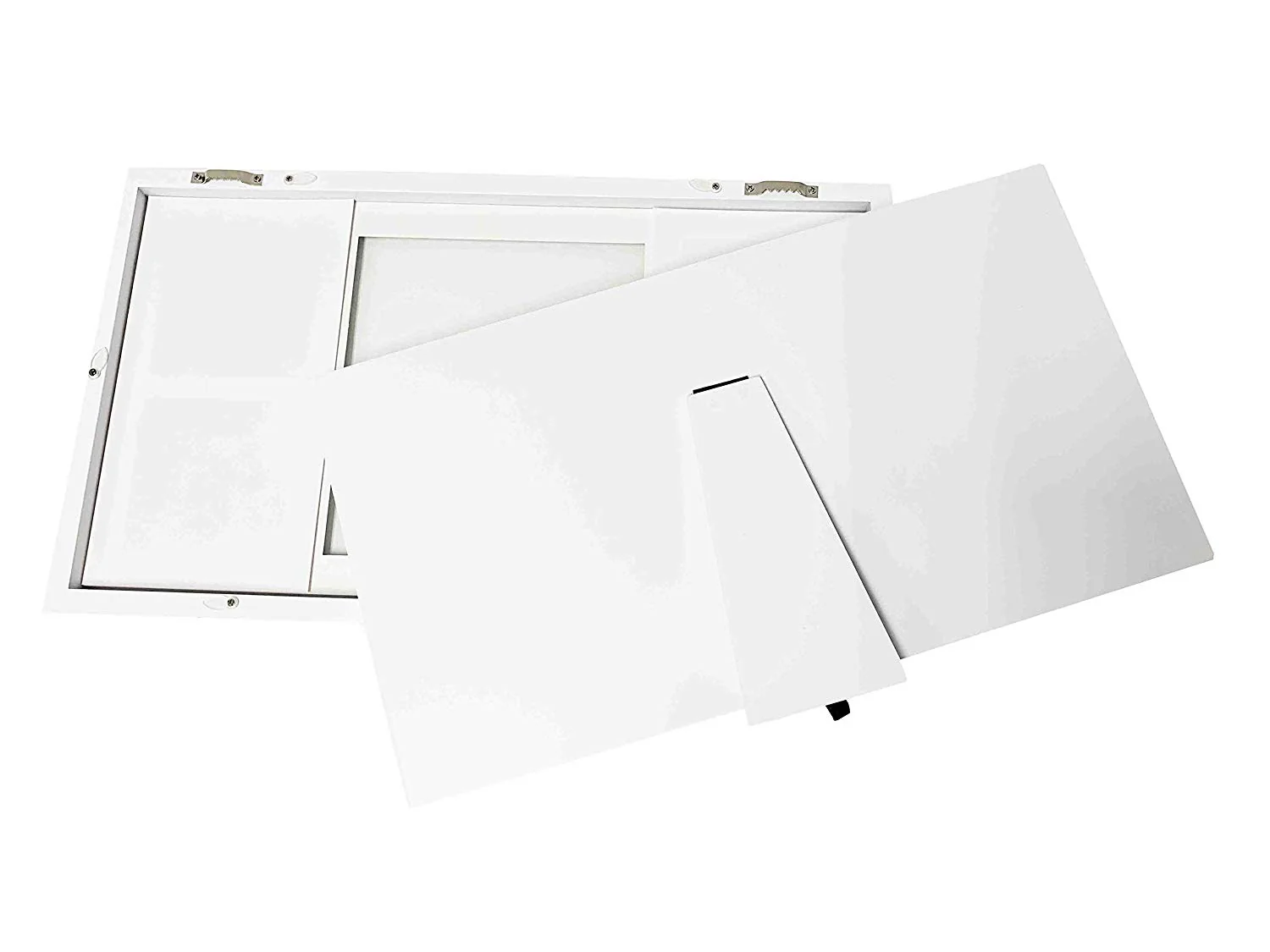 Midlee White 4 Photo Paw Print Frame