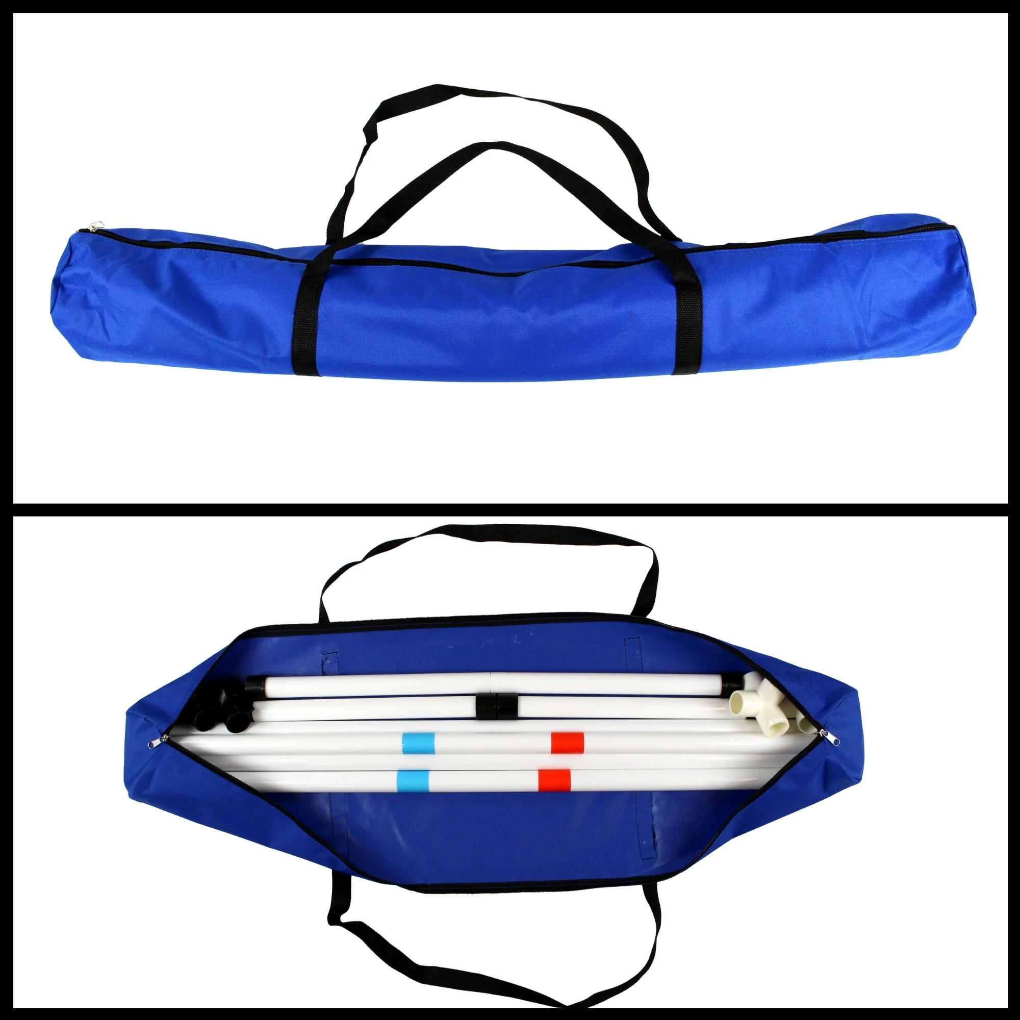 Midlee Dog Agility Bar Jump- Indoor Outdoor Hurdles Adjustable Pet Course Equipment