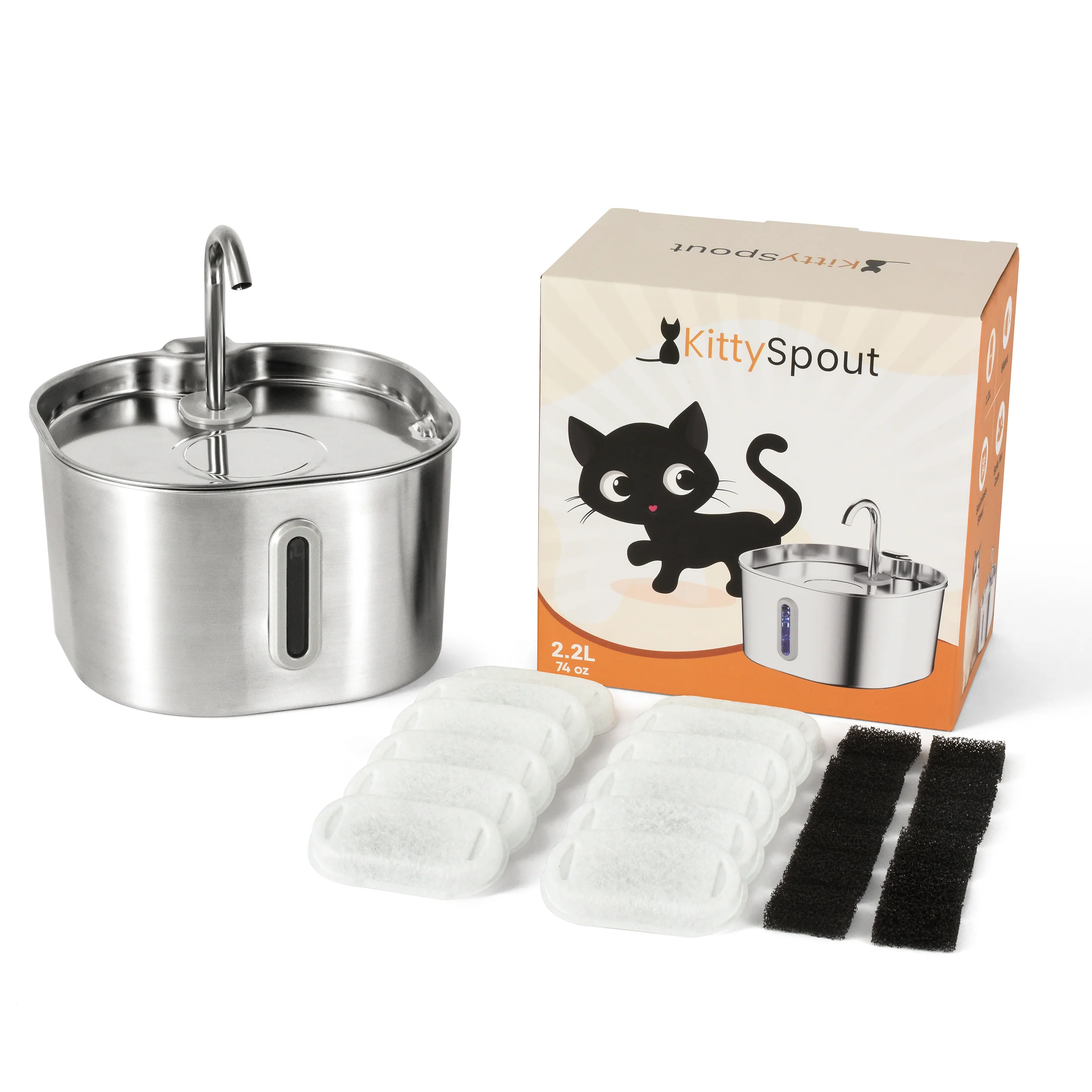 The KittySpout™ - 2.2L Fountain