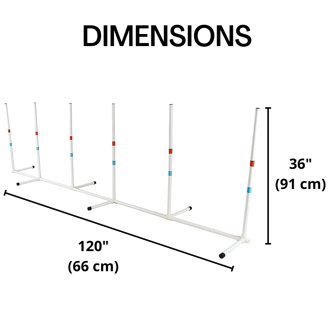 Midlee Dog Agility Weave Poles