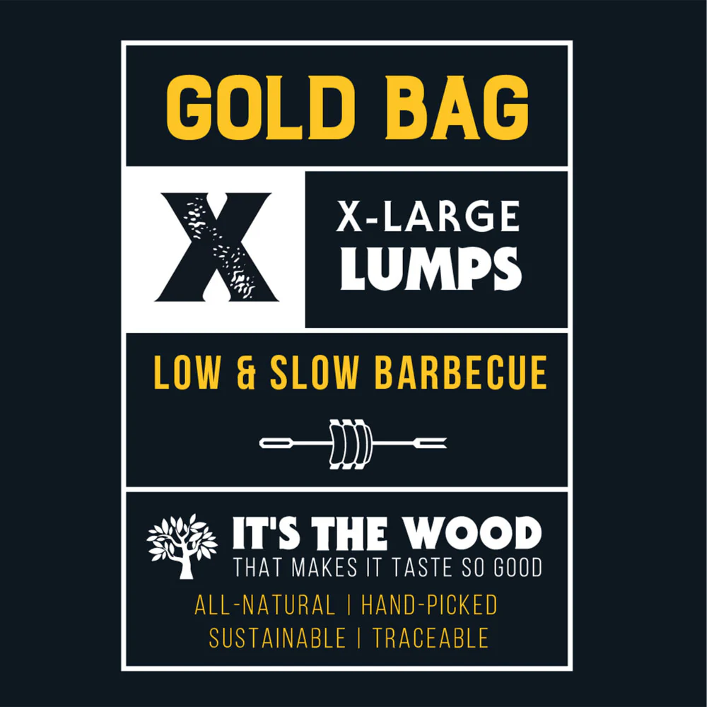 FOGO Super Premium (Gold Bag) Lump Charcoal - 35LBS