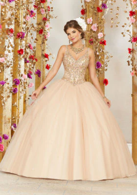 Rhinestone + Crystal Ballgown
