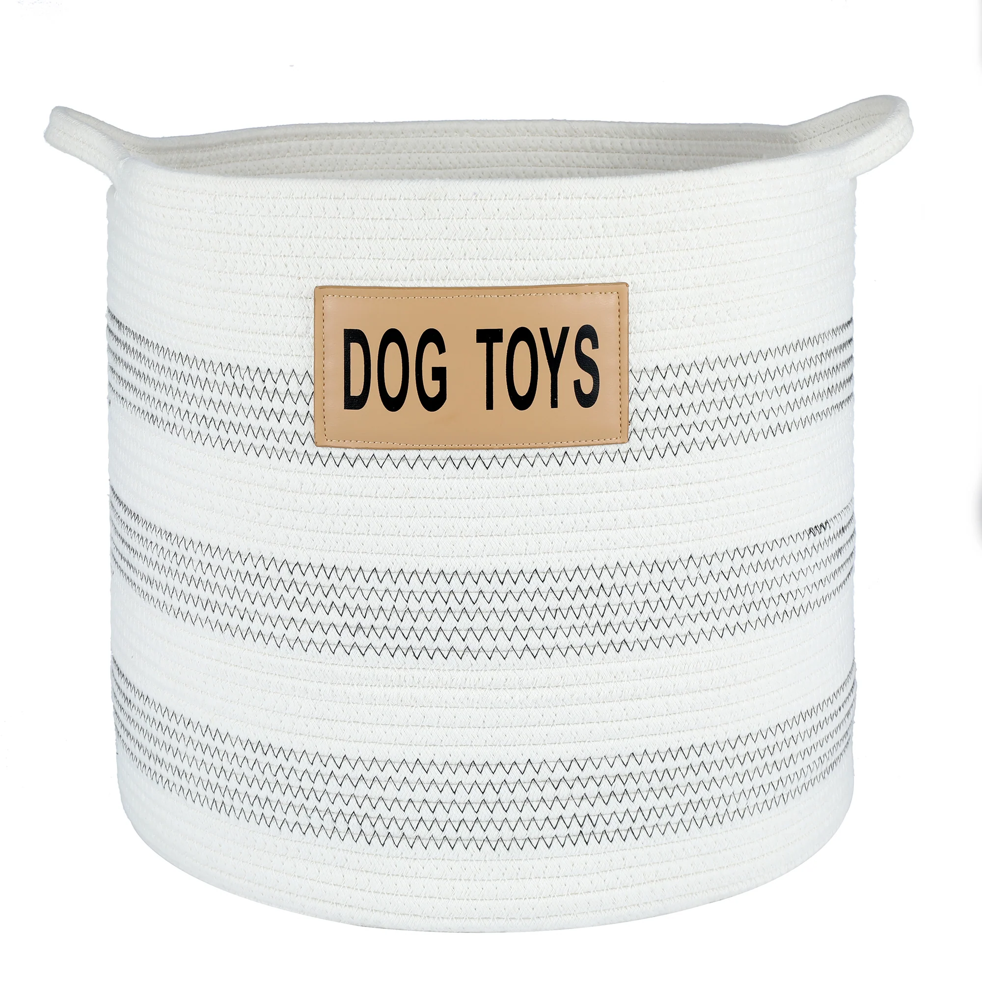 Midlee Dog Toy Rope Cotton Basket