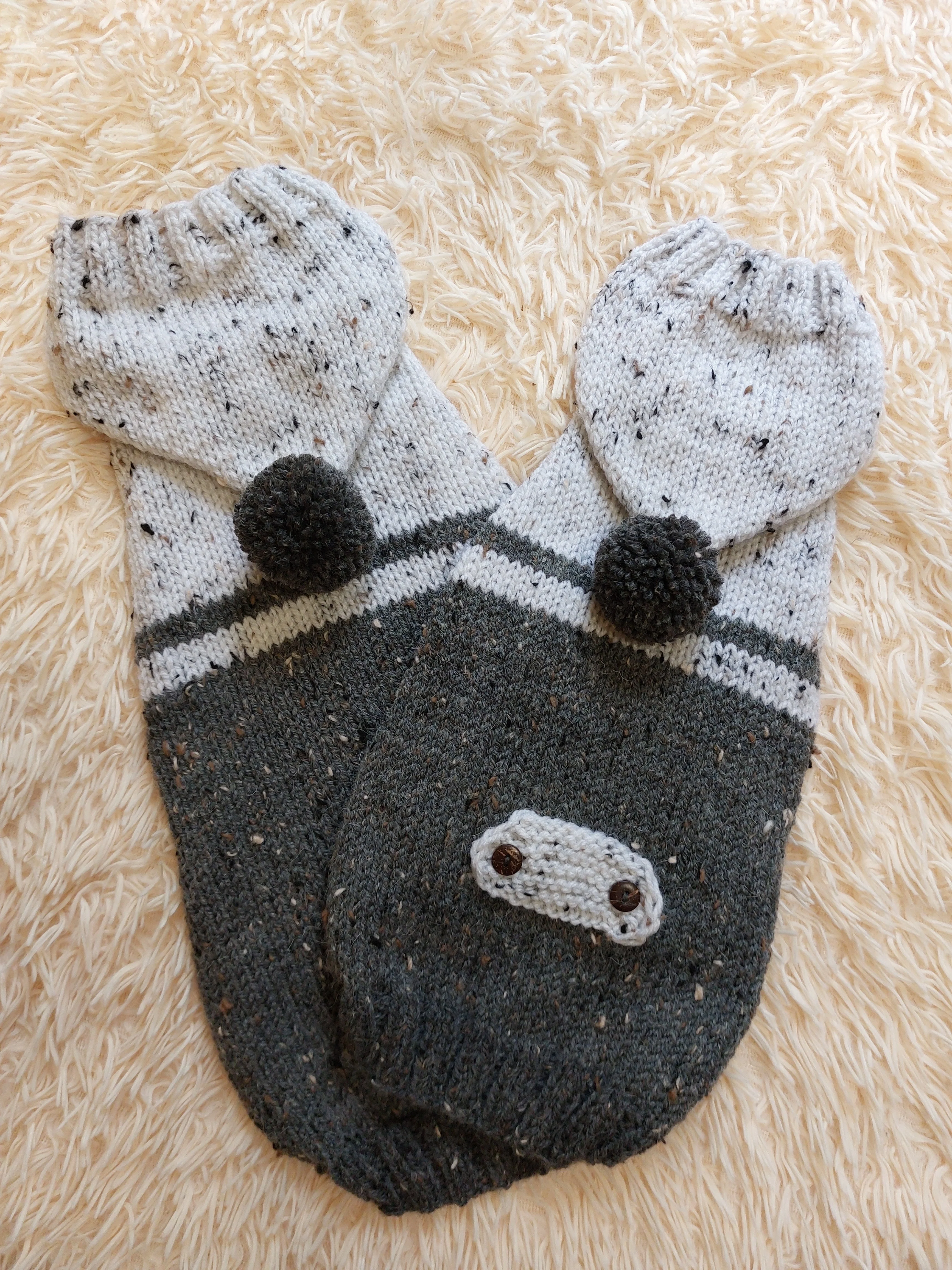 Pet Clothes Warm Alpaca Coat Knitted Vest Sweater Coat Dog Hoodie Clothing Hoody for Photo Props or Dog Gift