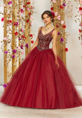 Rhinestone + Crystal Ballgown