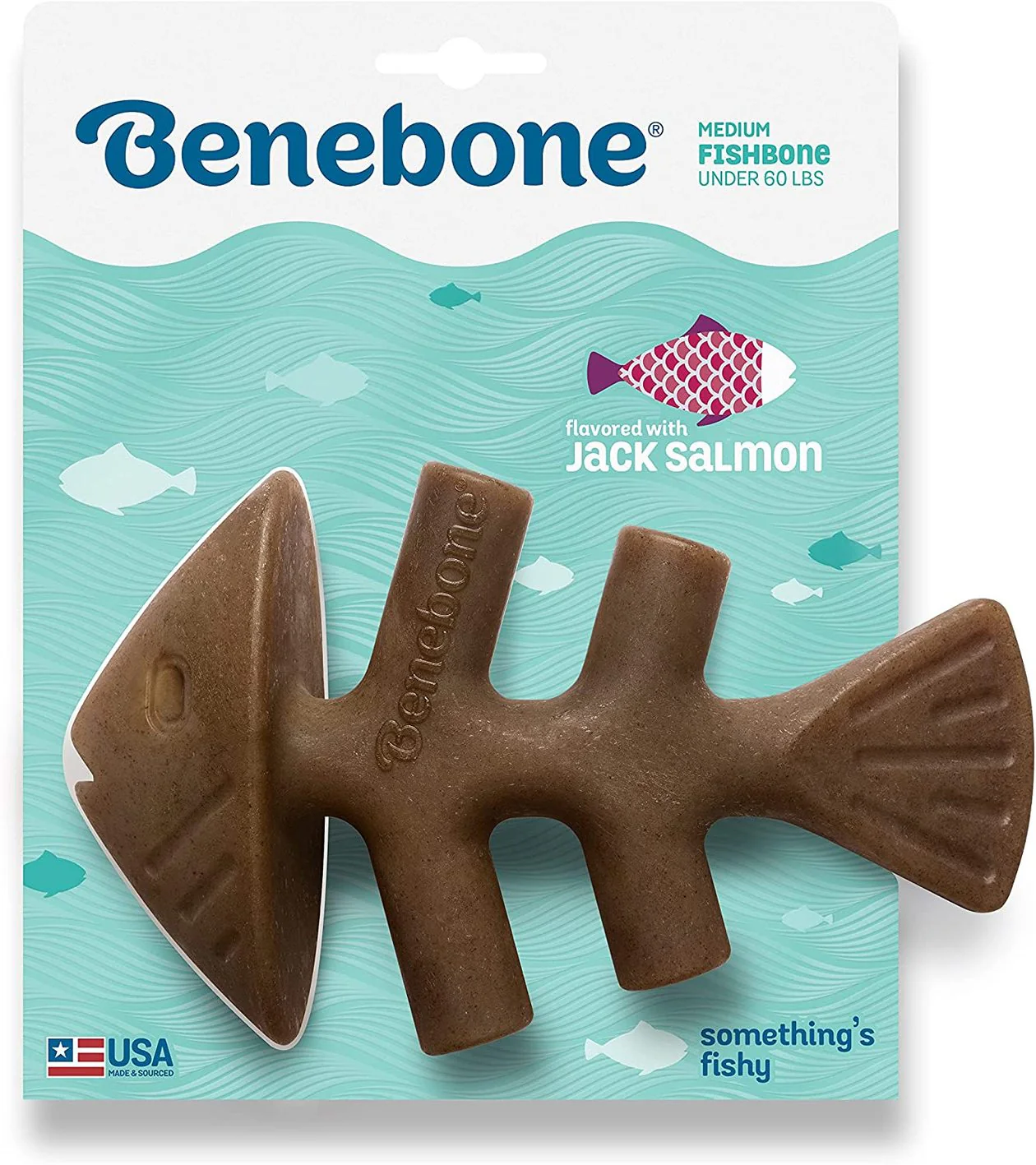 Benebone Fishbone with Jack Salmon