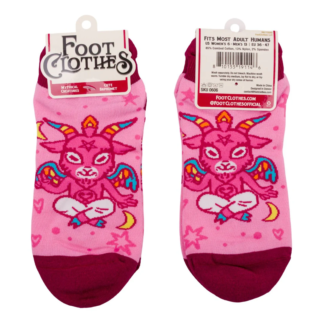 Cute Baphomet Ankle Socks