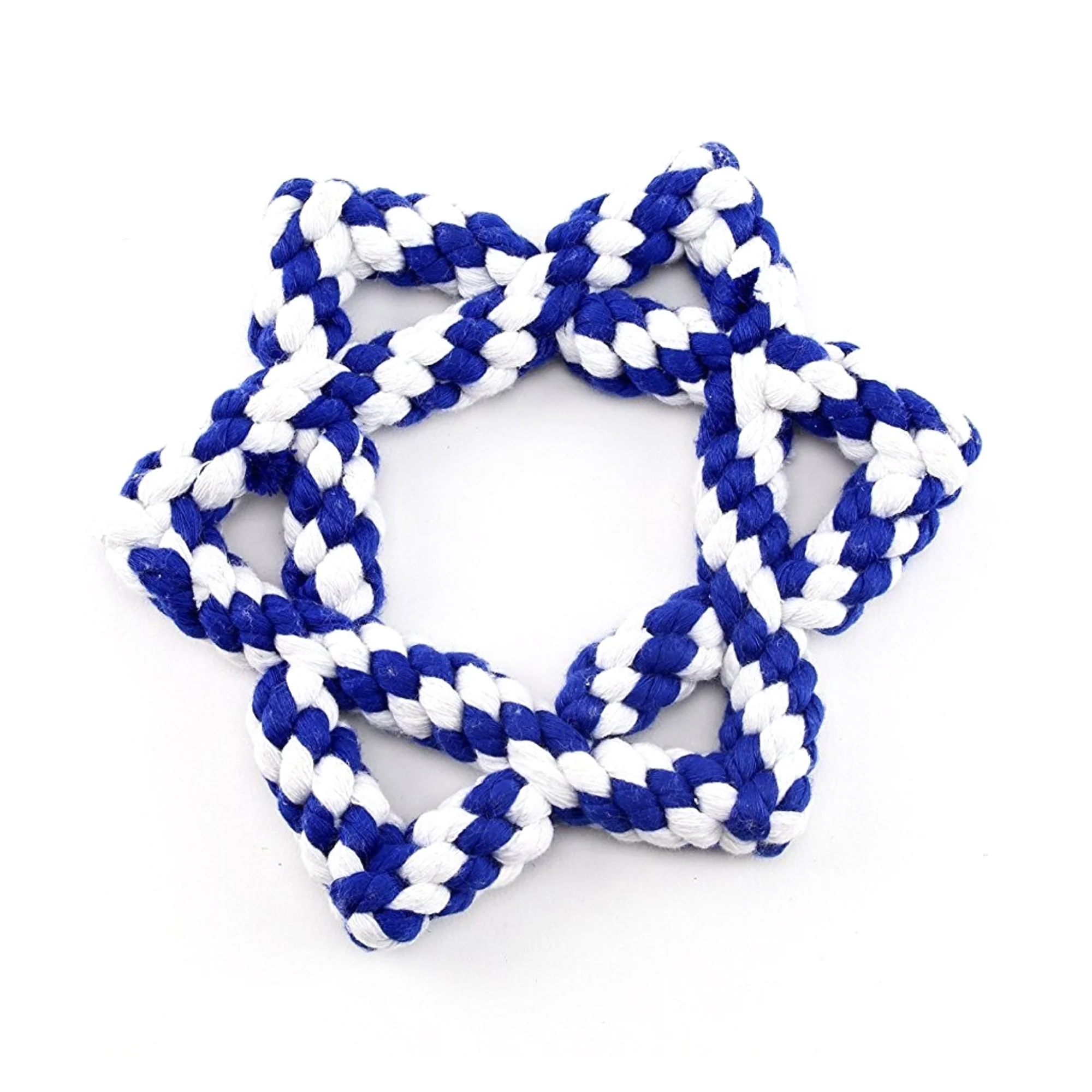 Midlee Star of David 6.5 Rope Dog Toy