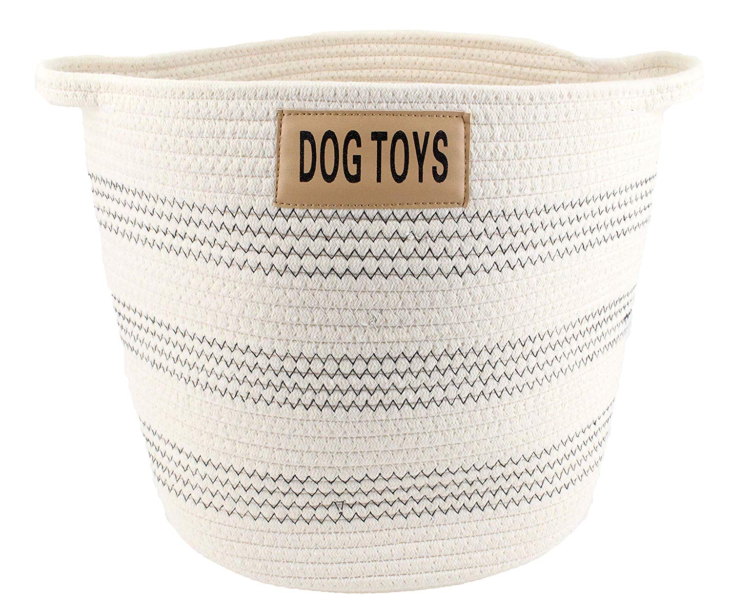 Midlee Dog Toy Rope Cotton Basket