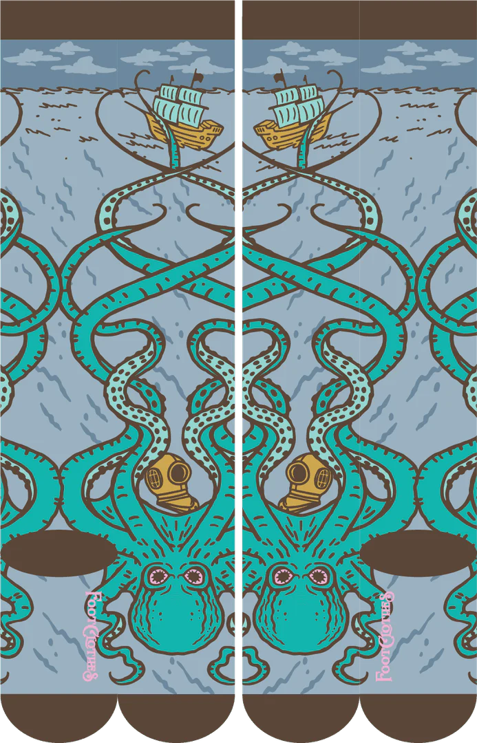 Attack of The Kraken Knee High Socks