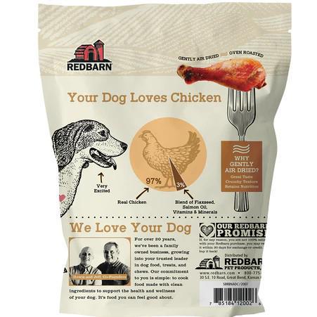 Redbarn dog grain free air dried Chicken