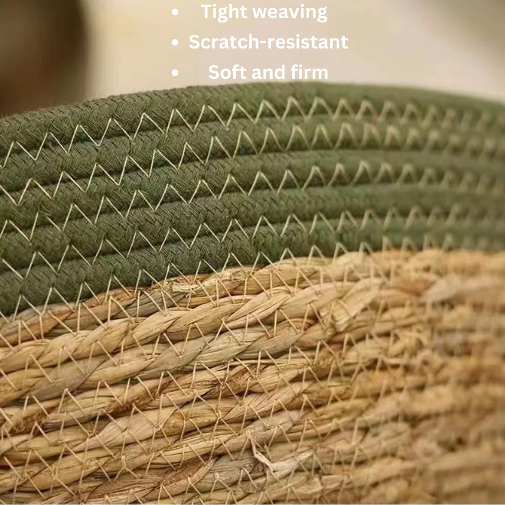 Handcrafted Woven Pet Bed